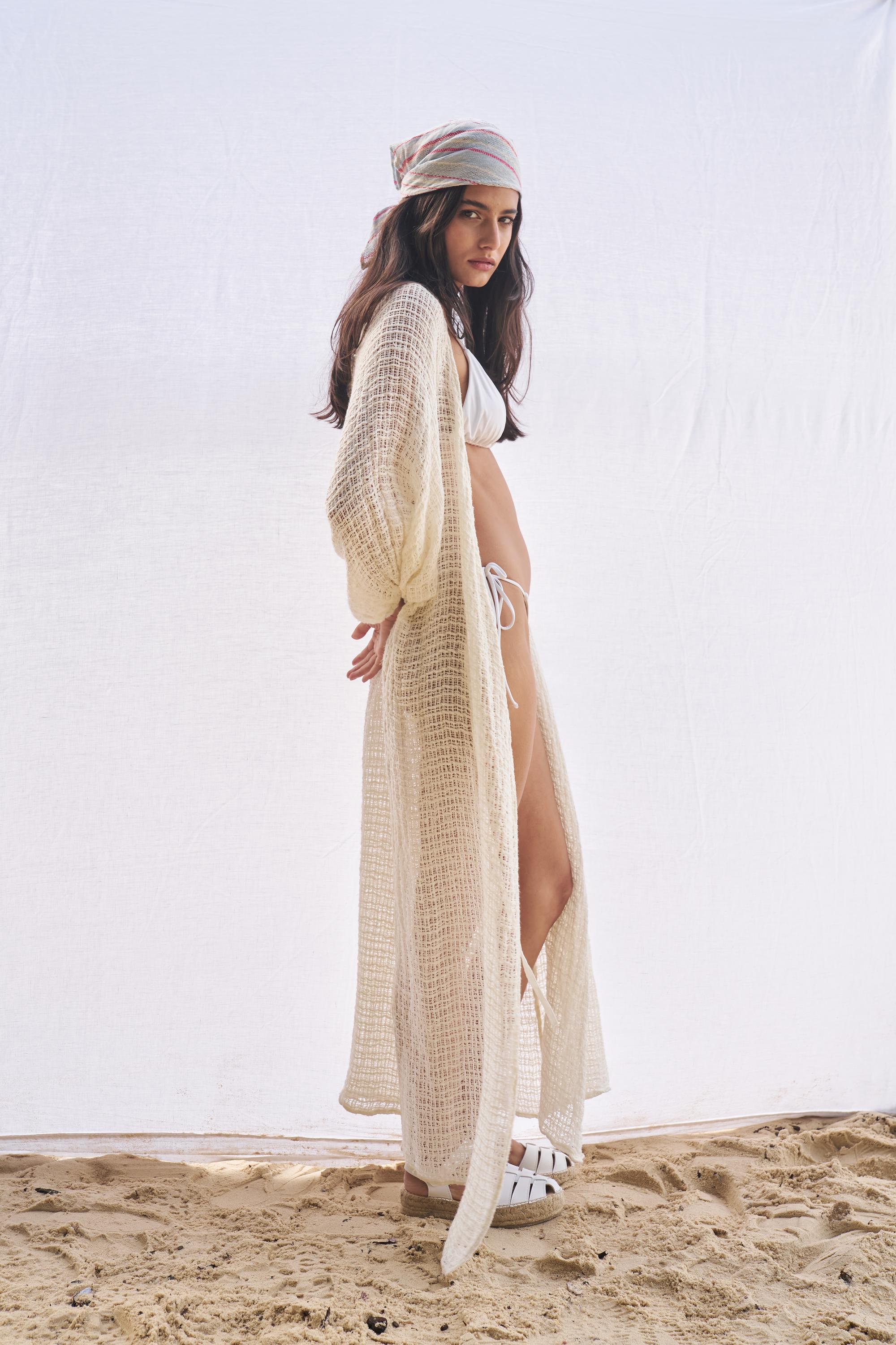 Maxi Ainu + Duster - Cestino Panna - Pre Order