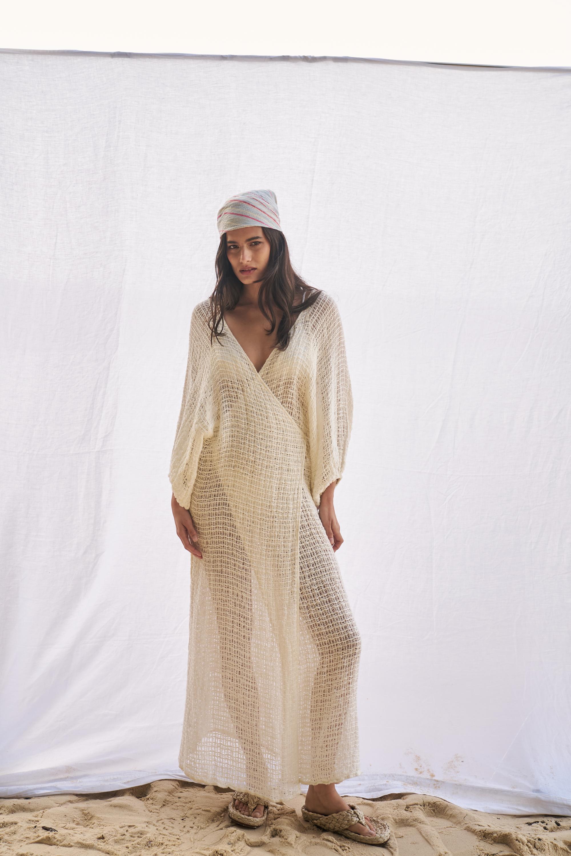 Maxi Ainu + Duster - Cestino Panna - Pre Order