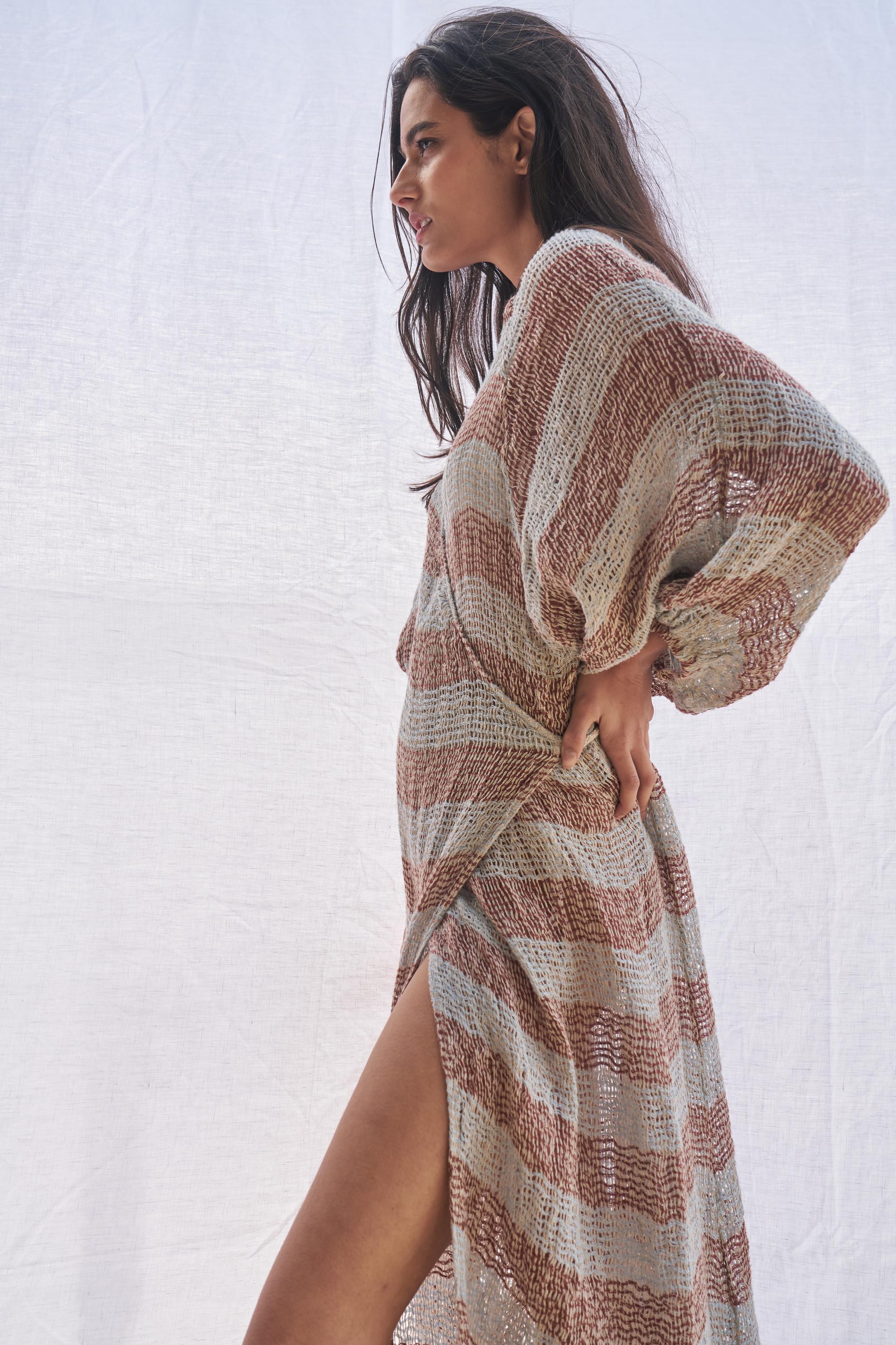 Maxi Ainu + Duster - Pescatore Sky