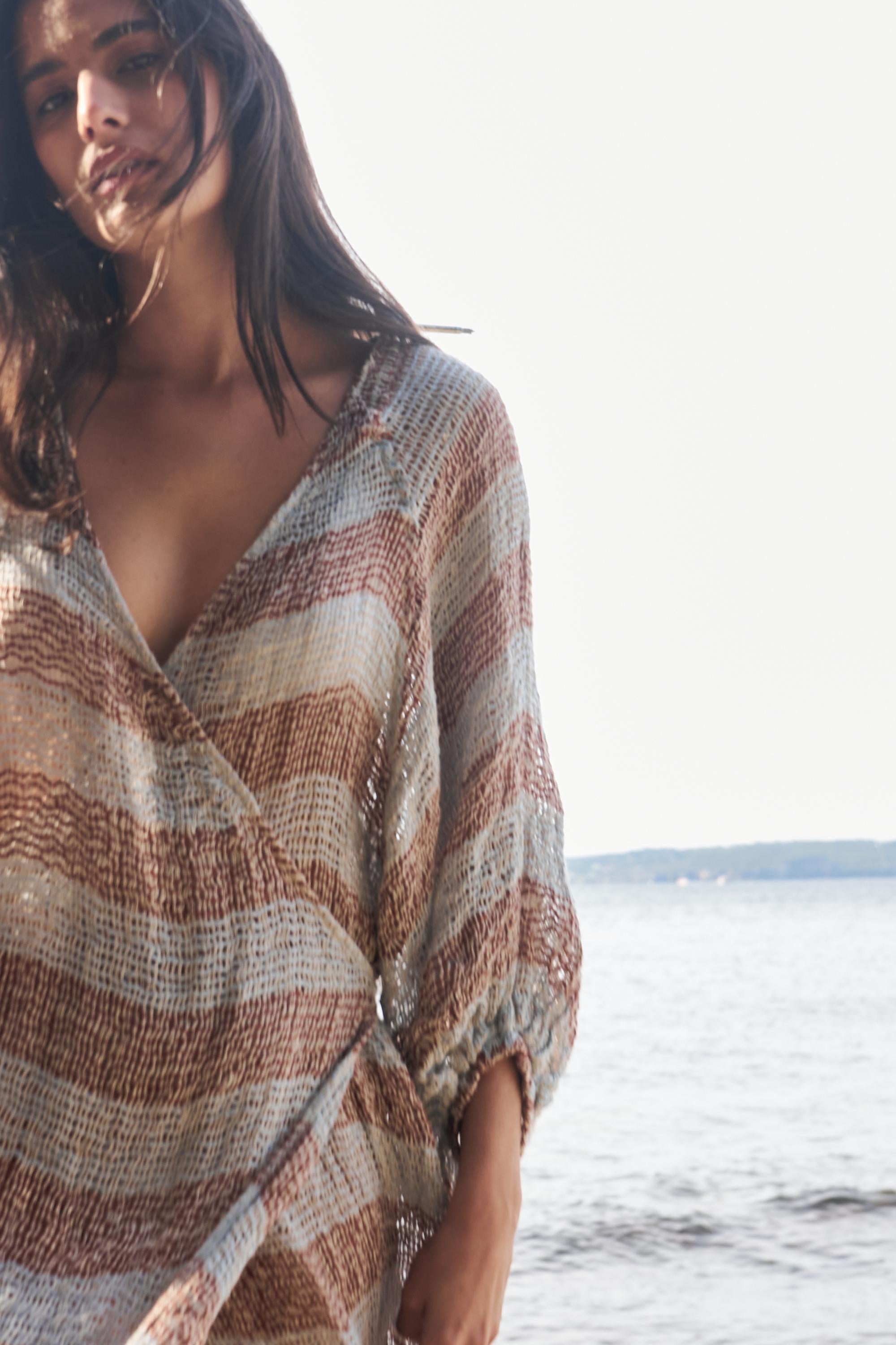 Maxi Ainu + Duster - Pescatore Sky