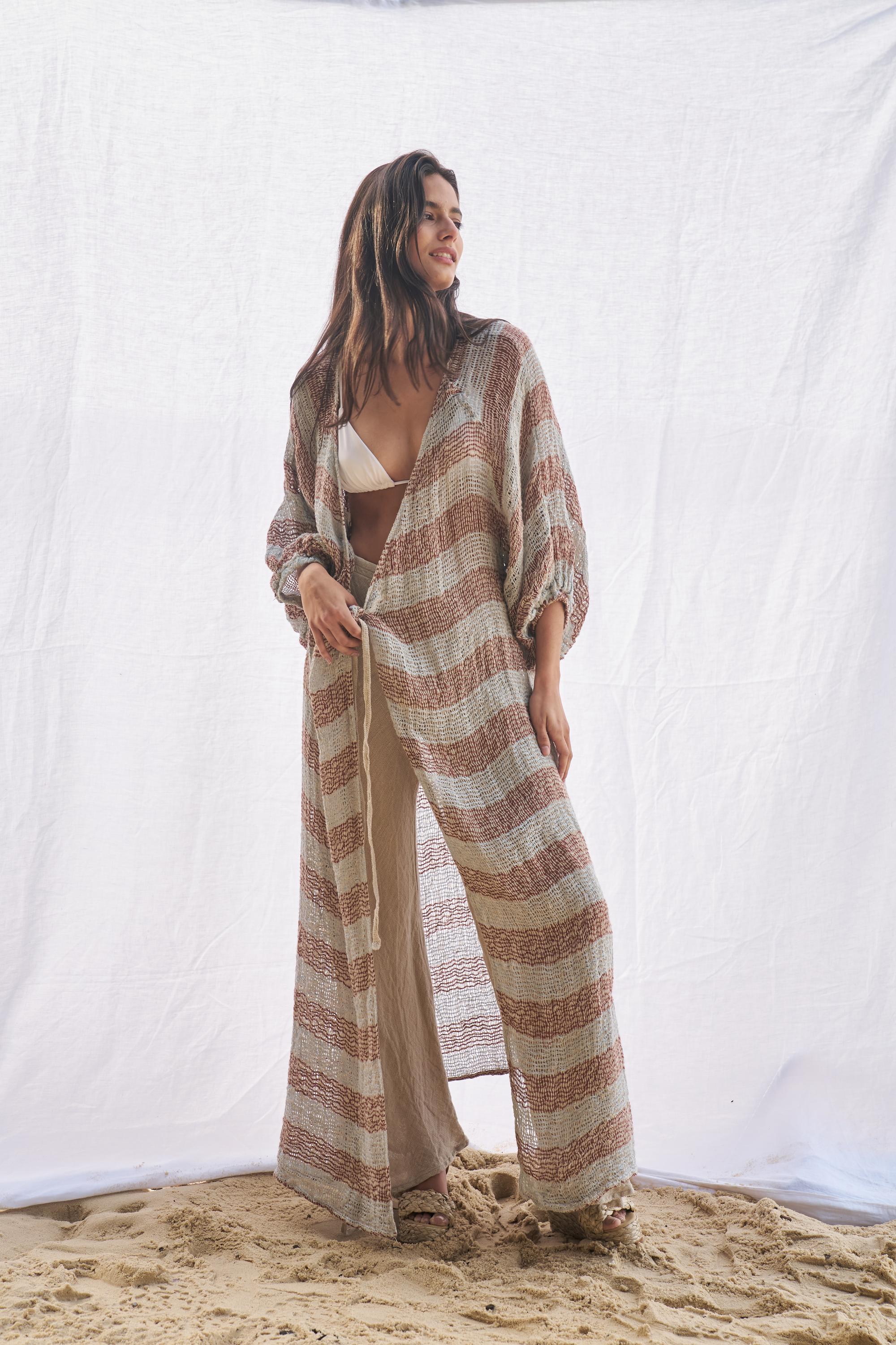 Maxi Ainu + Duster - Pescatore Sky