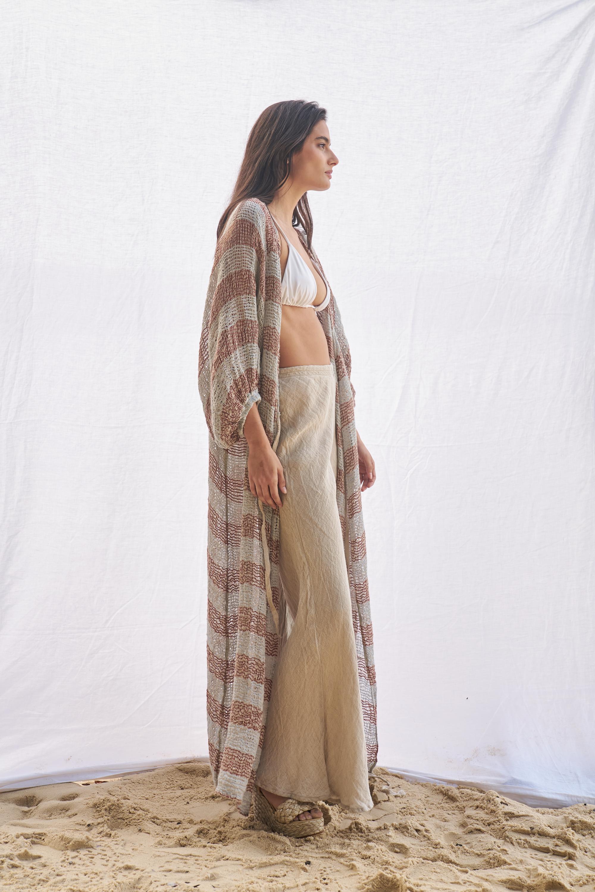 Maxi Ainu + Duster - Pescatore Sky