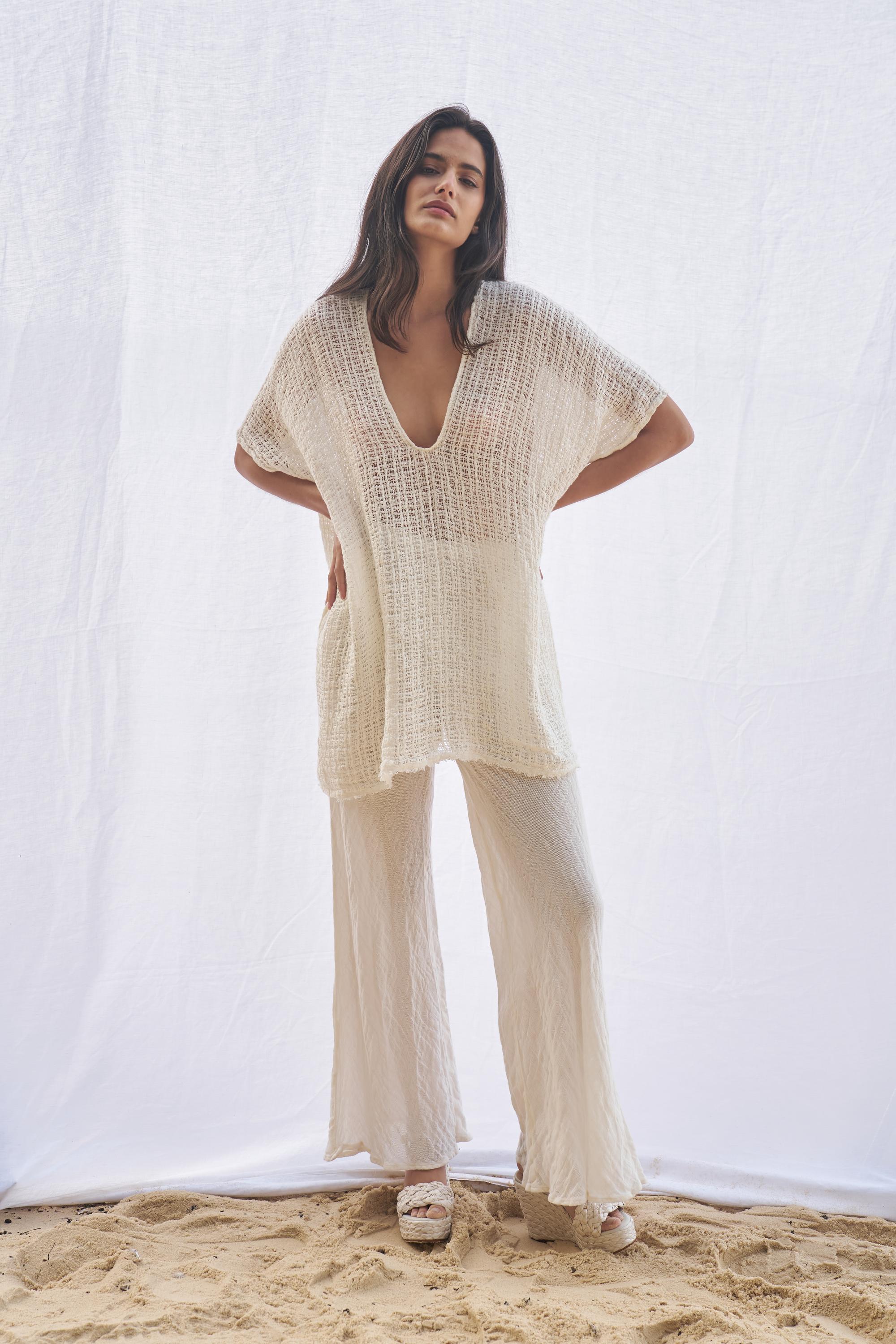 Novo Flare Pant - Brasile Panna