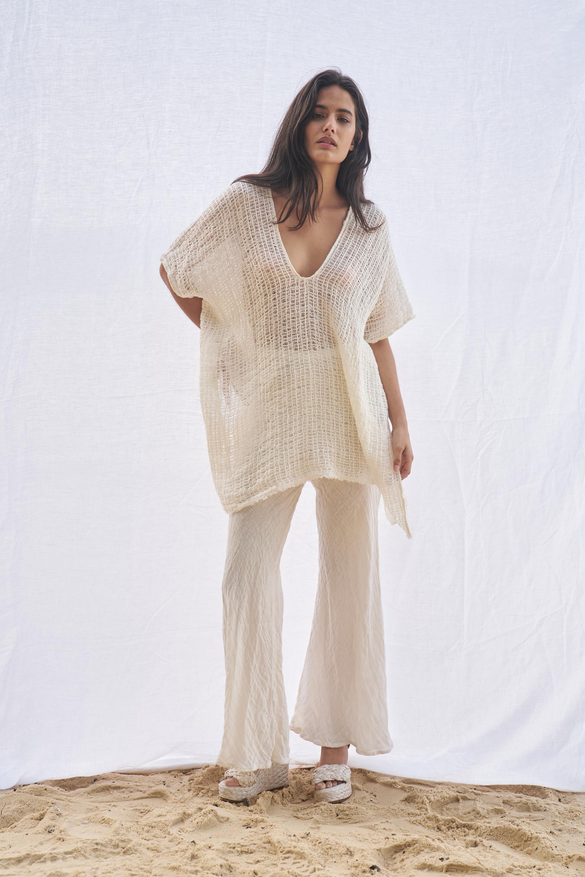 Cuadro Top + Dress - Pescatore Panna