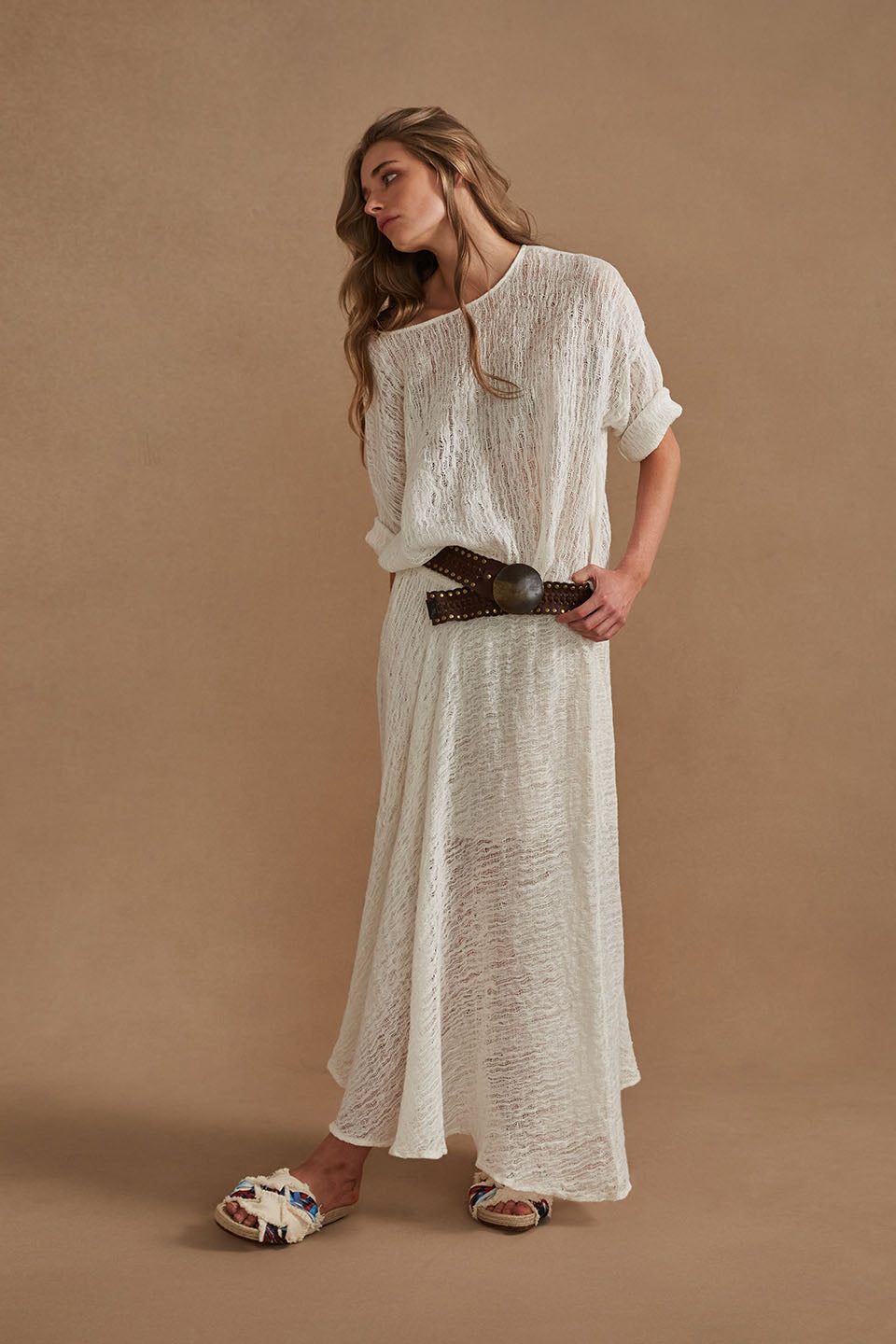 Interlace Belt - Chocolate
