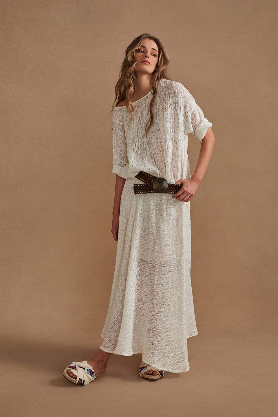 Interlace Belt - Chocolate