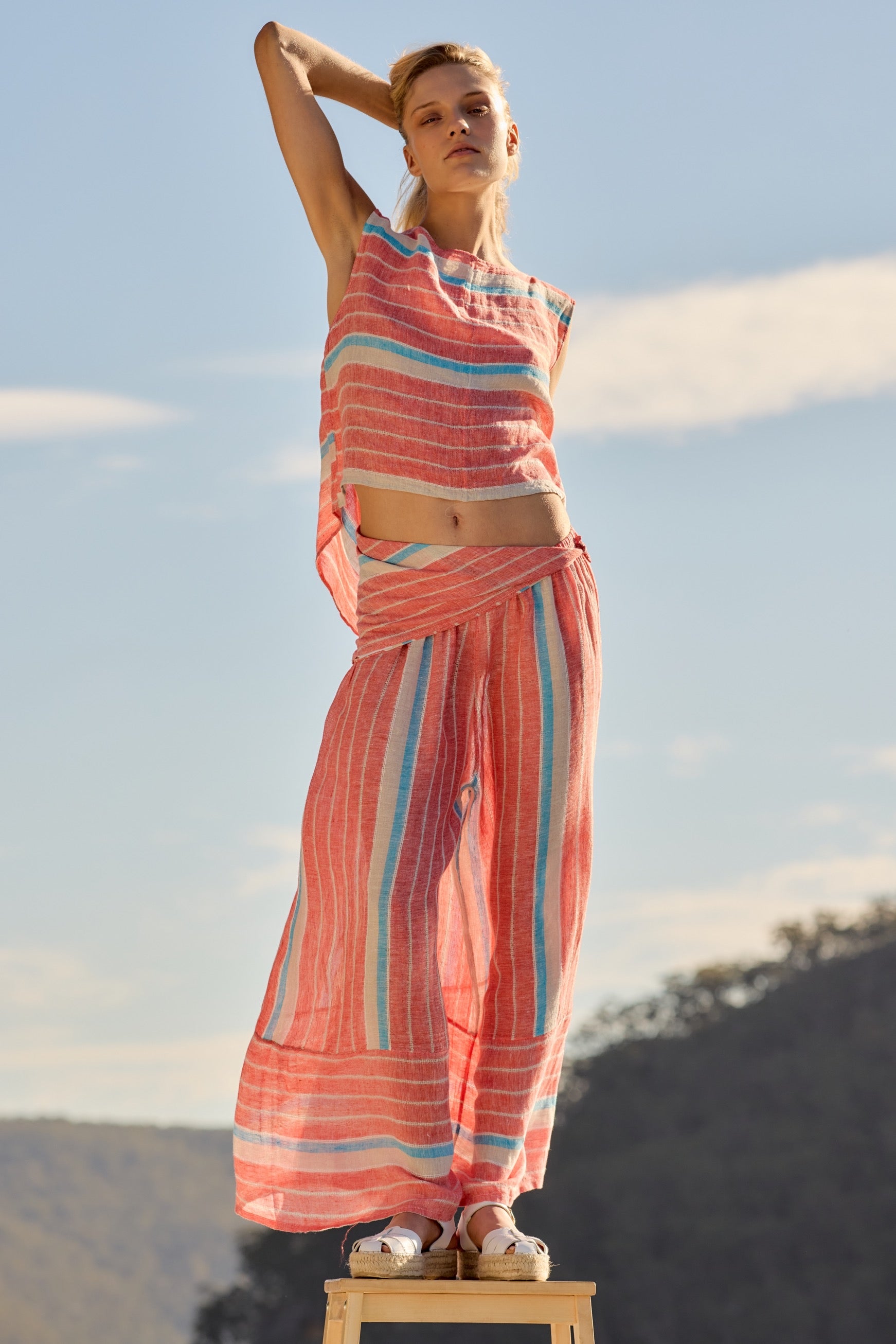 Cora Top - Poppy Red