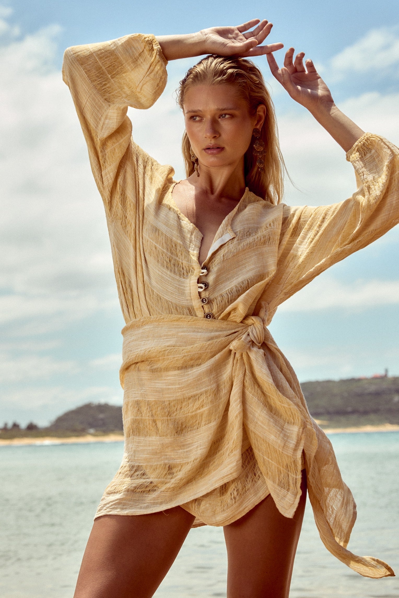 Indies Mini Pareo - Tela Atena Yellow - LAST ONE