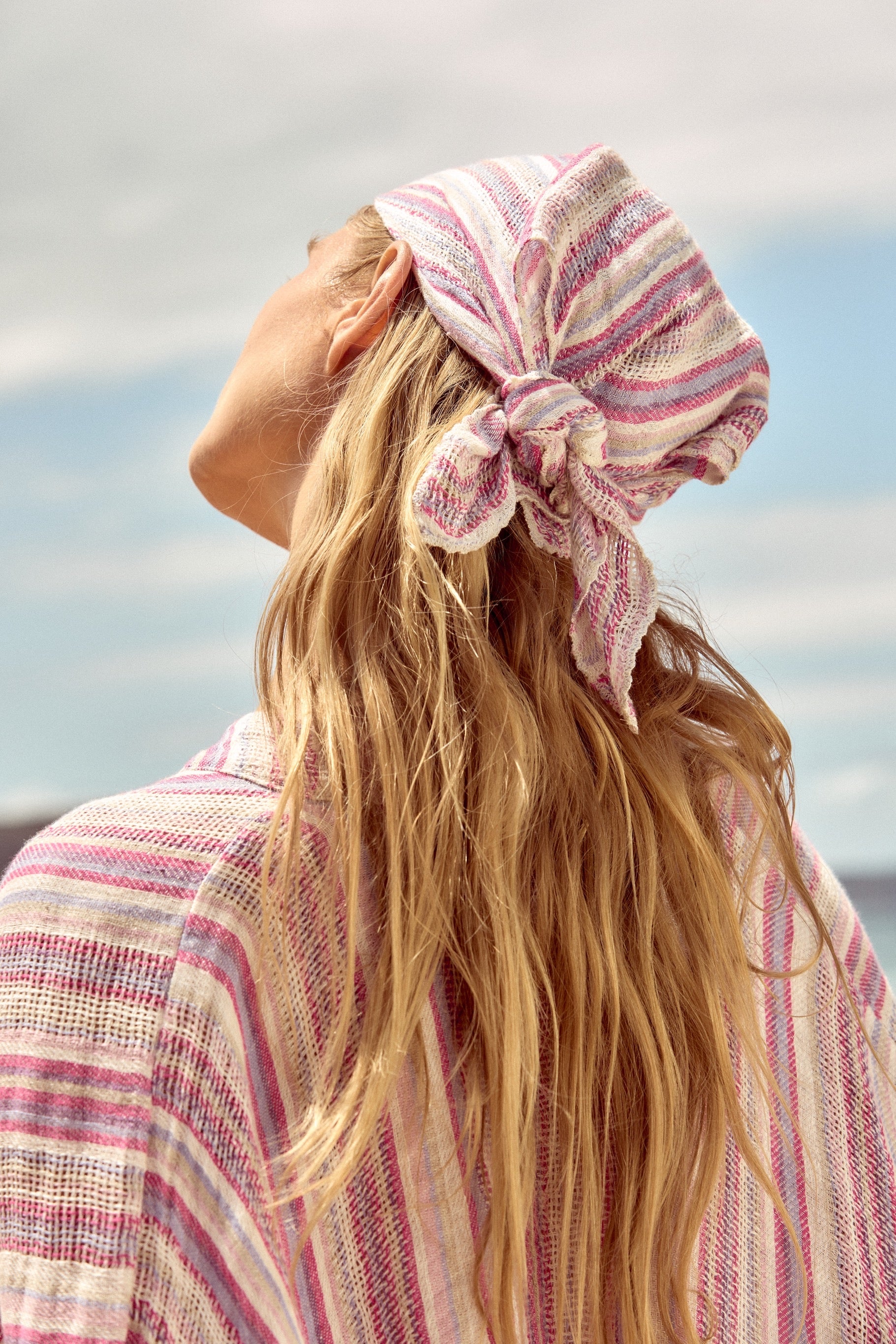 Lino Bandana - Pampa Stripe