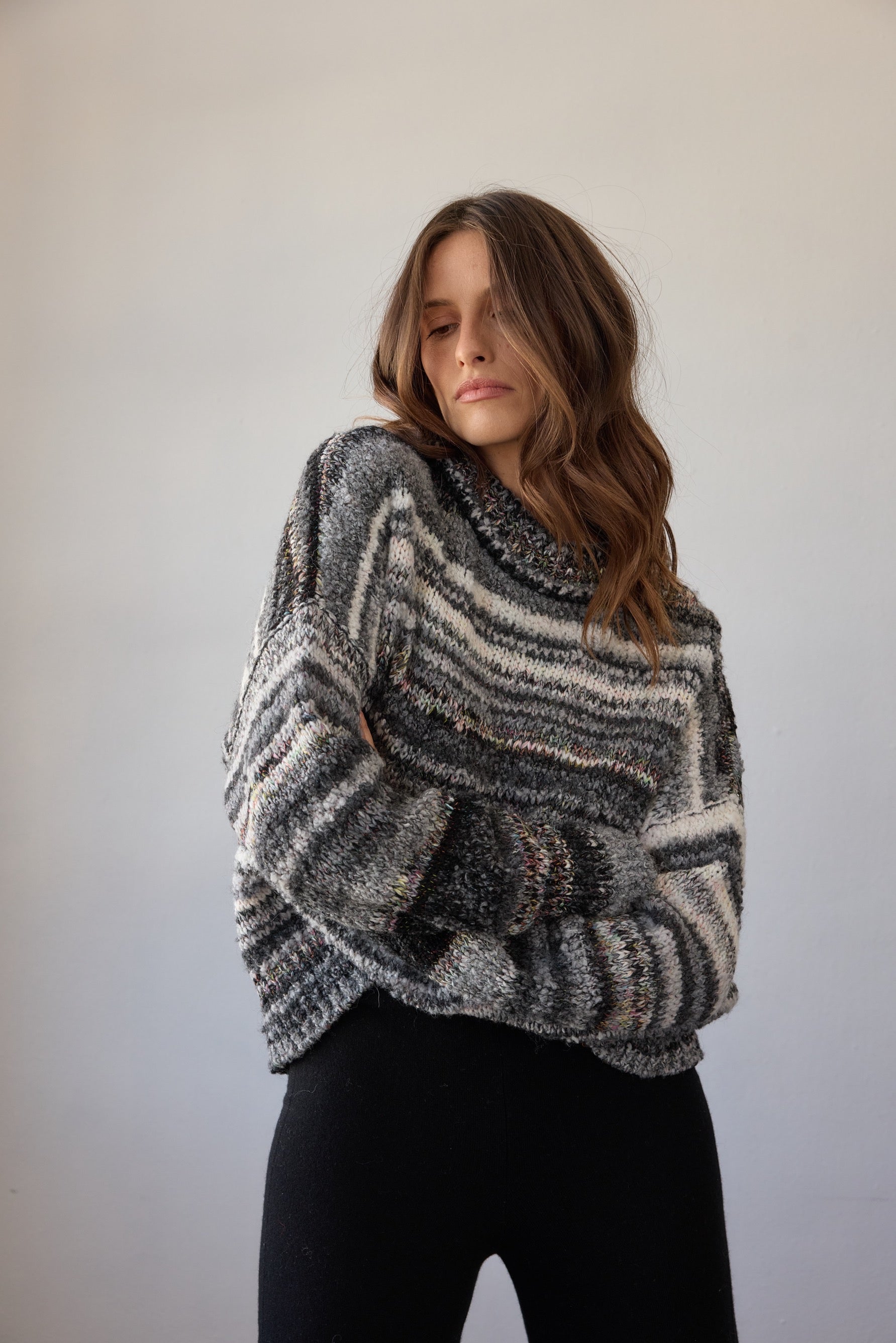Zephyr Sweater - Black Multi