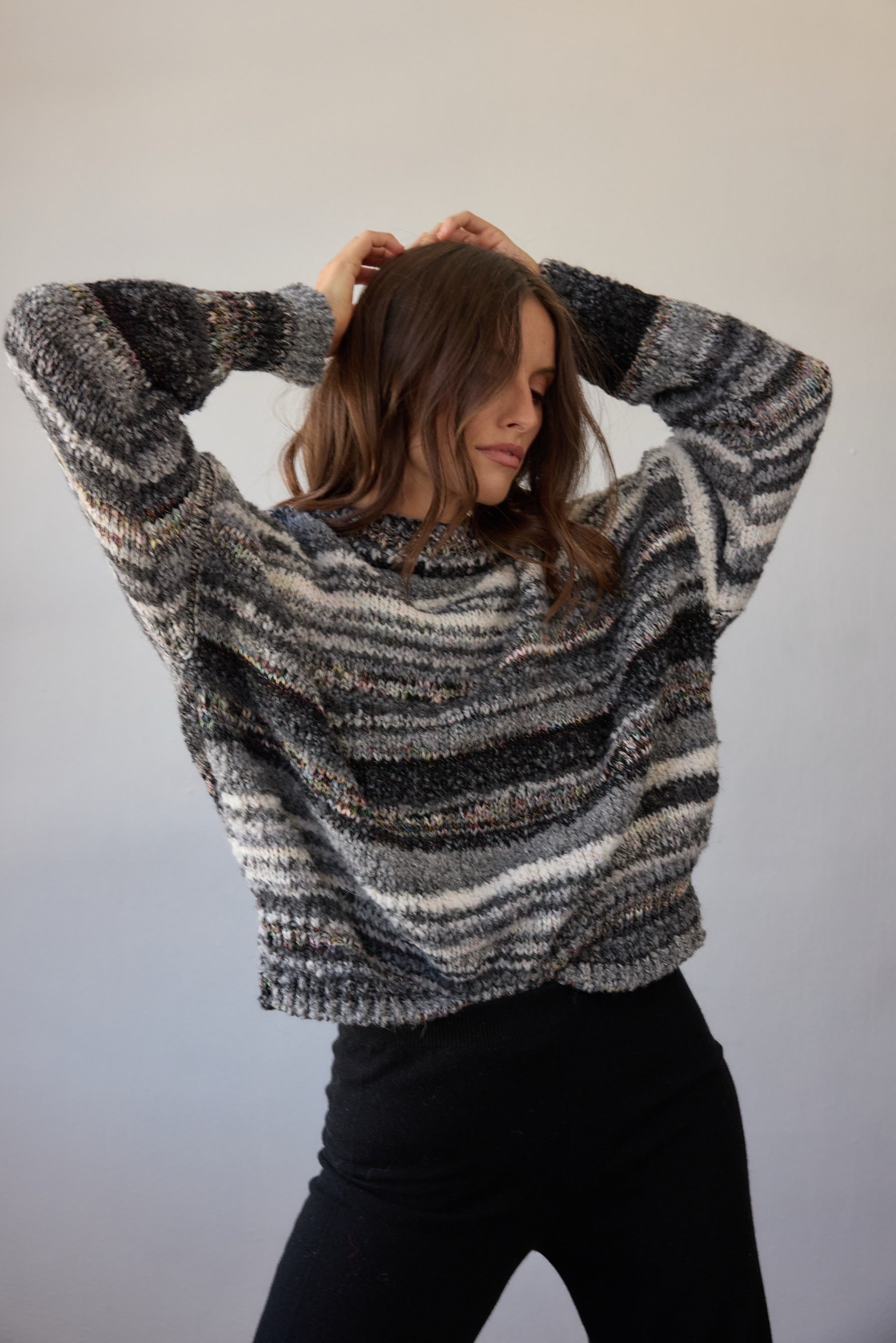 Zephyr Sweater - Black Multi