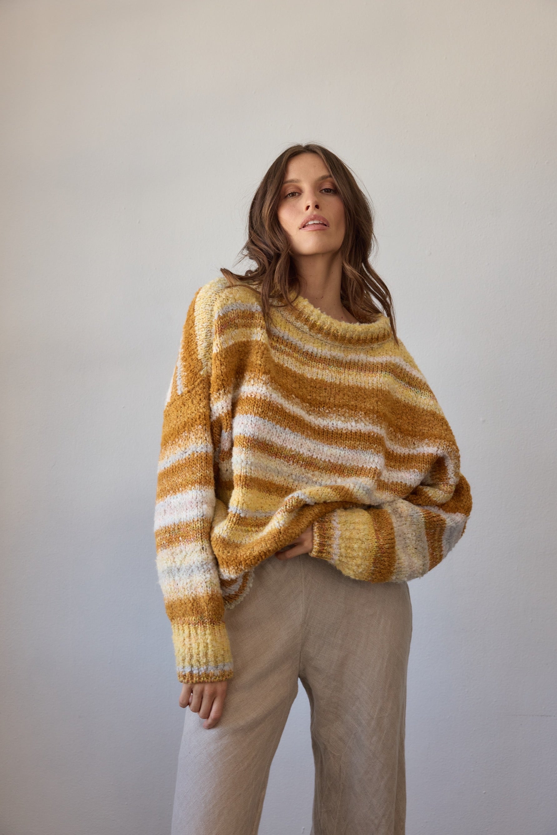 Zephyr Sweater - Marigold Multi