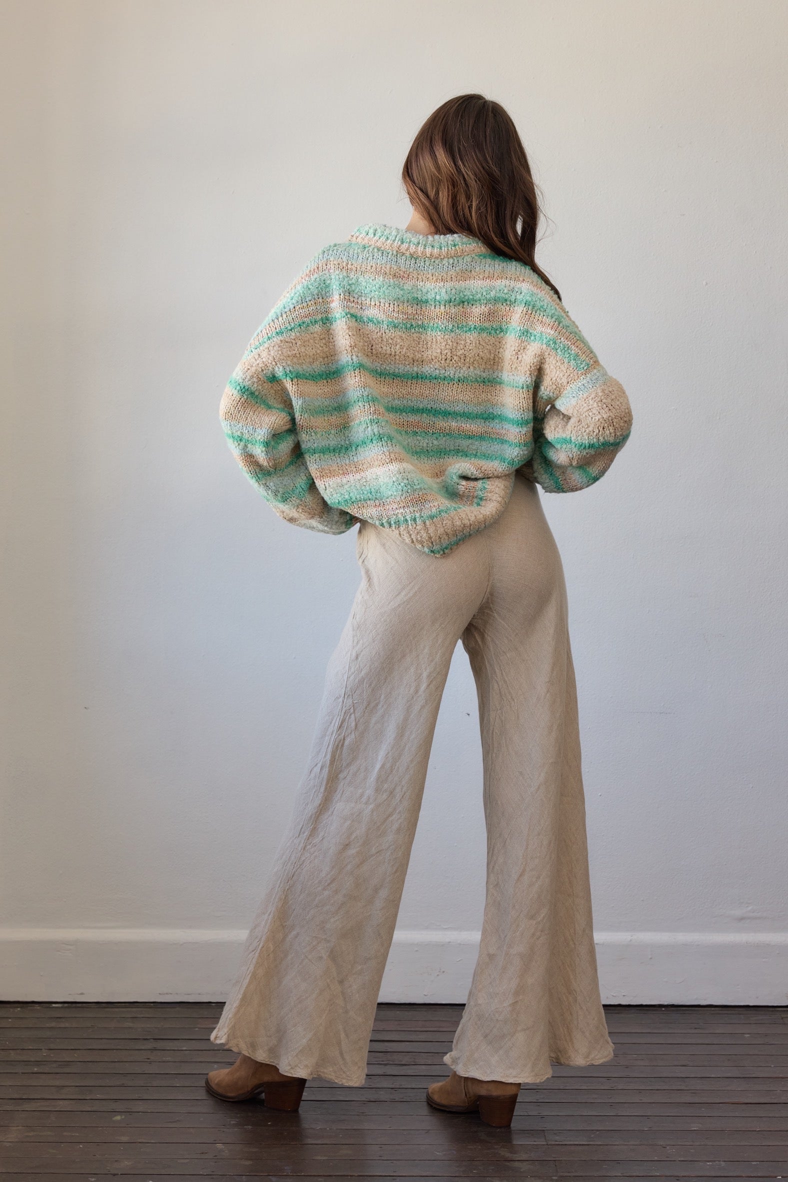 Zephyr Sweater - Aqua Multi