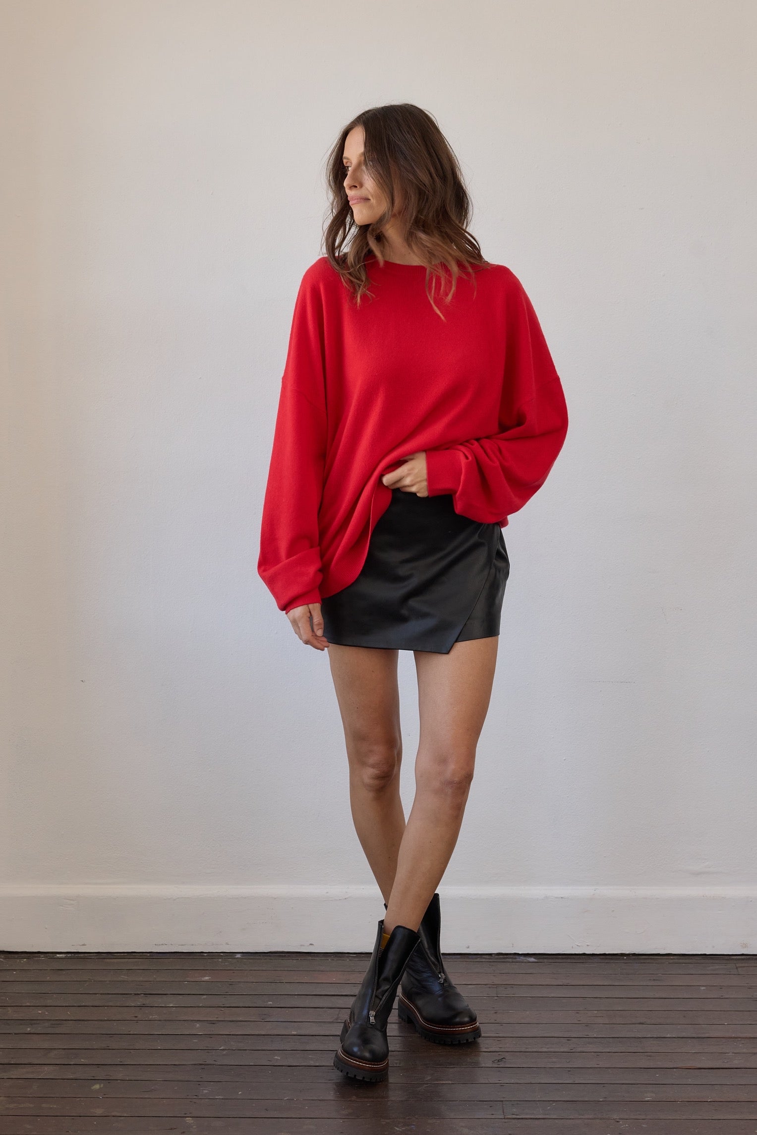Tavi Cashmere Sweater - Red