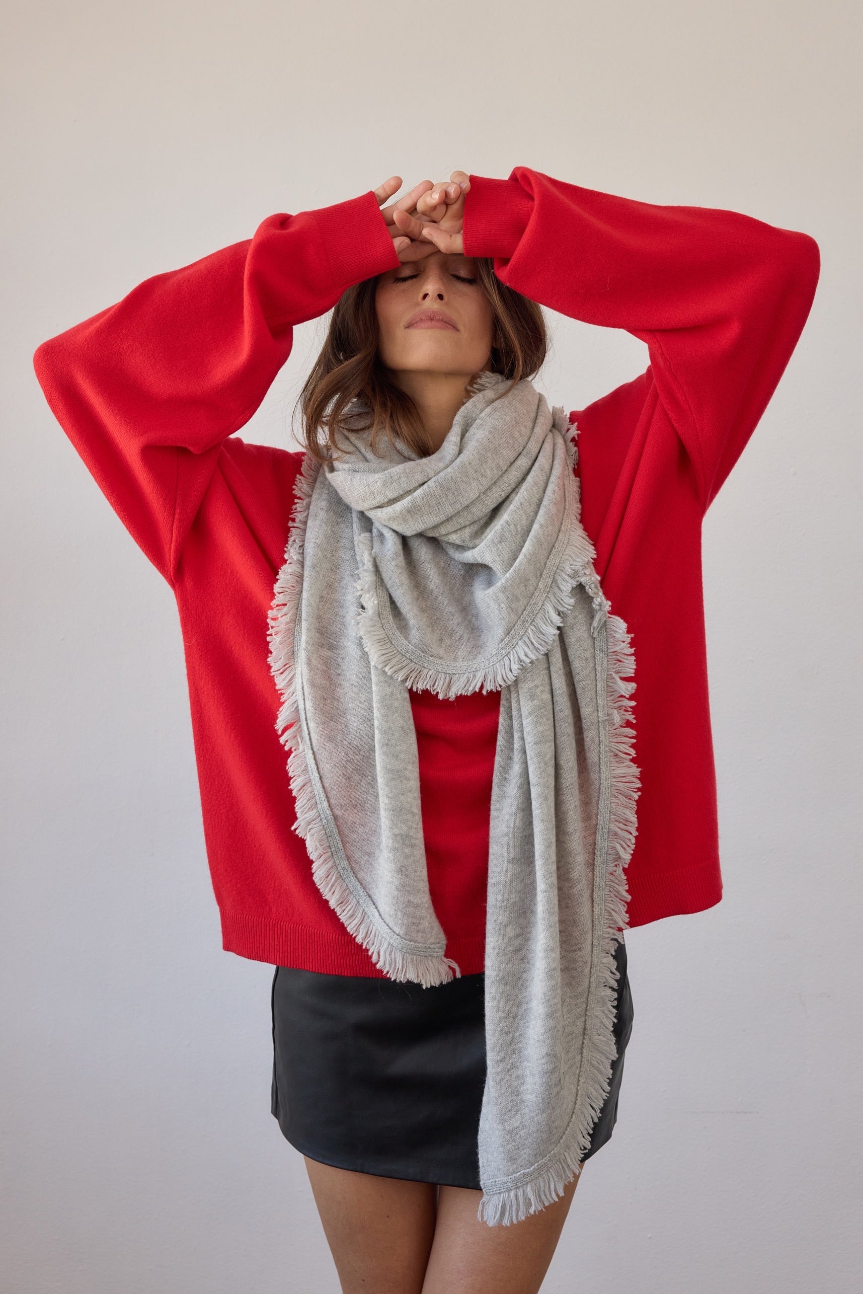 Tavi Cashmere Sweater - Red