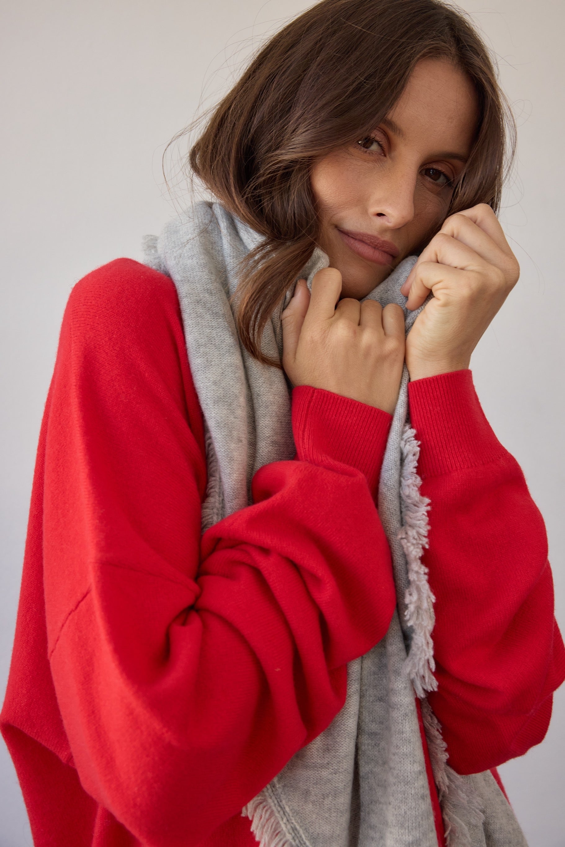 Tavi Cashmere Sweater - Red