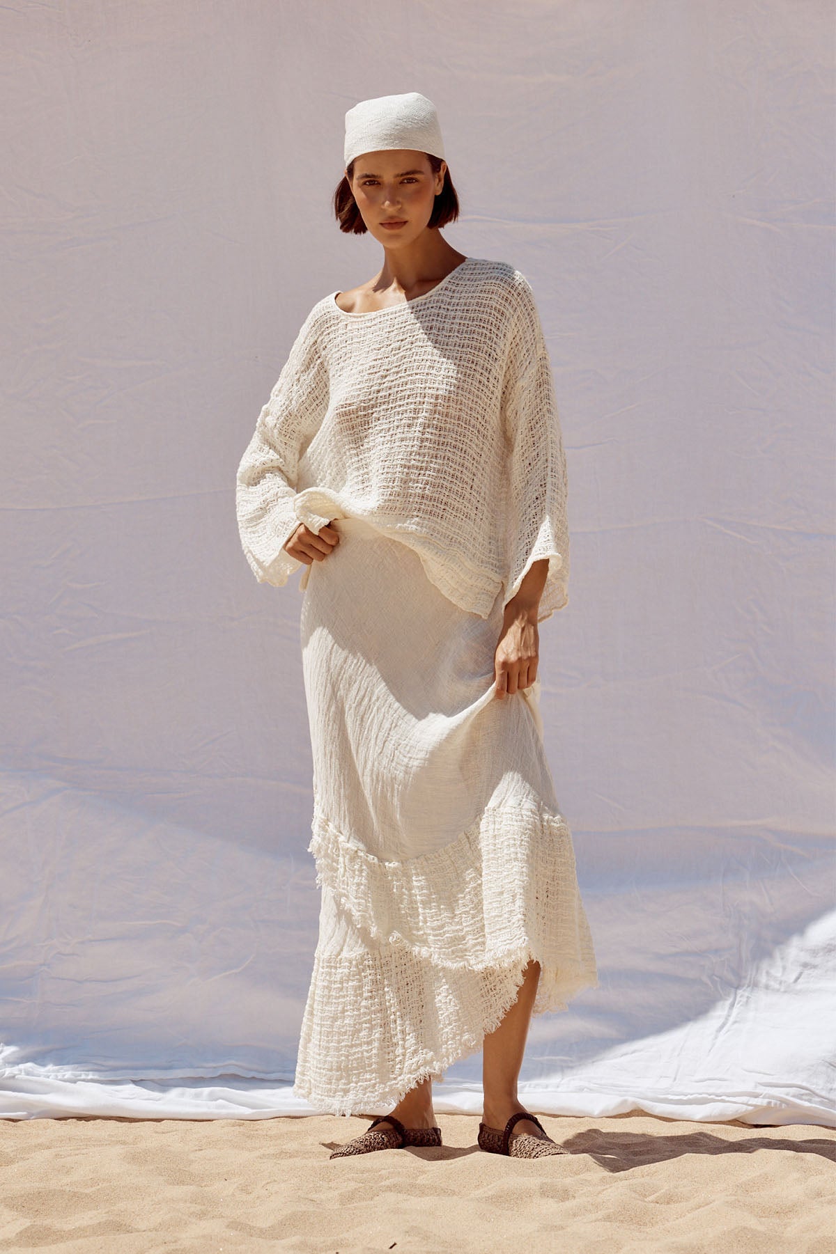 Flunsa Skirt - Brasile Panna