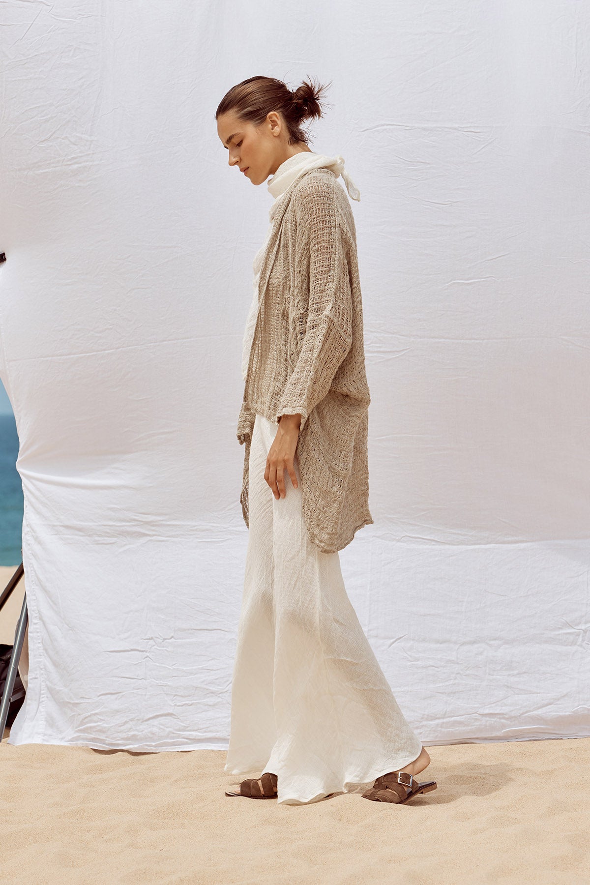 Midi Odissea Coat - Cestino Natural