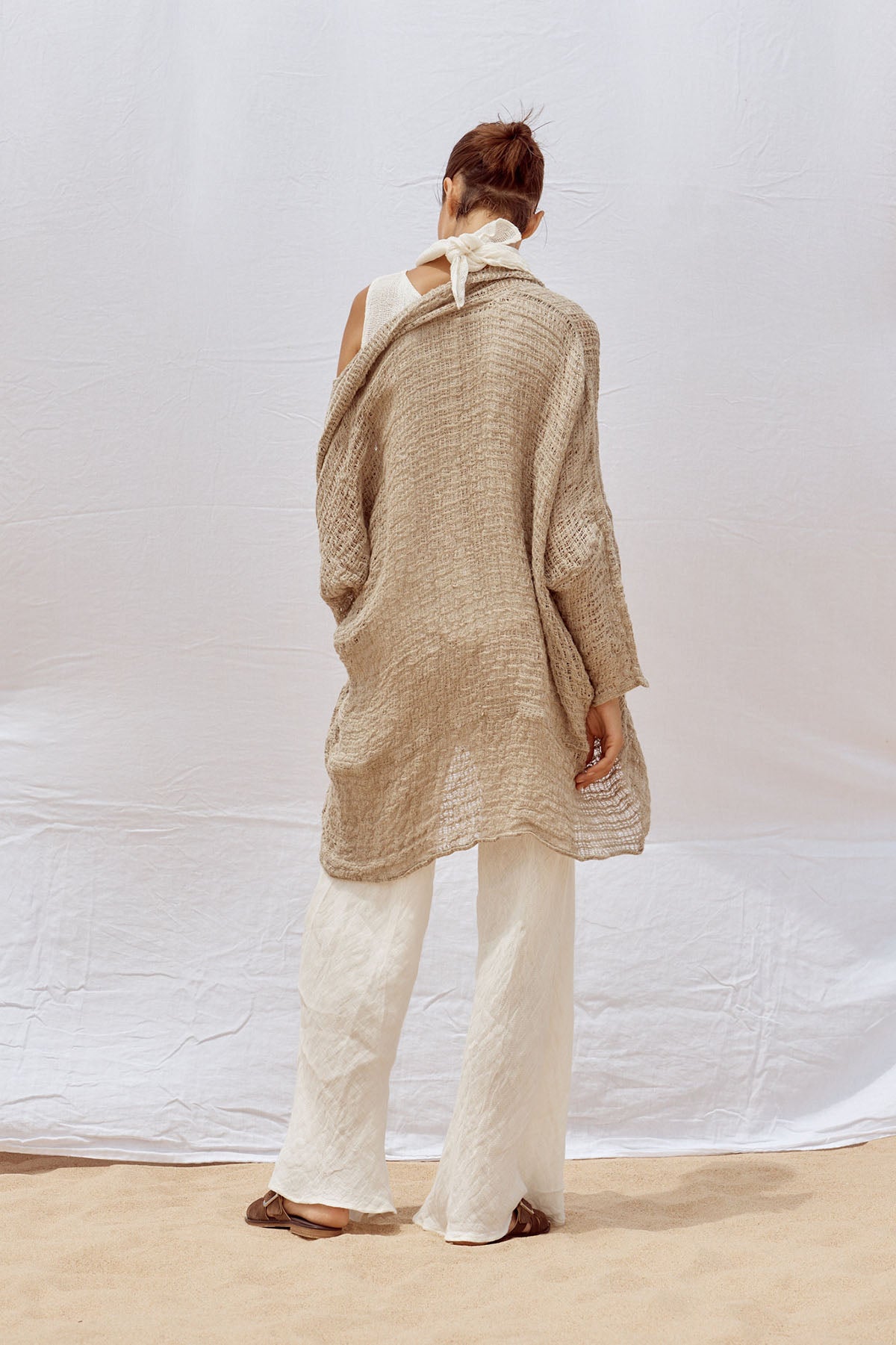 Midi Odissea Coat - Cestino Natural