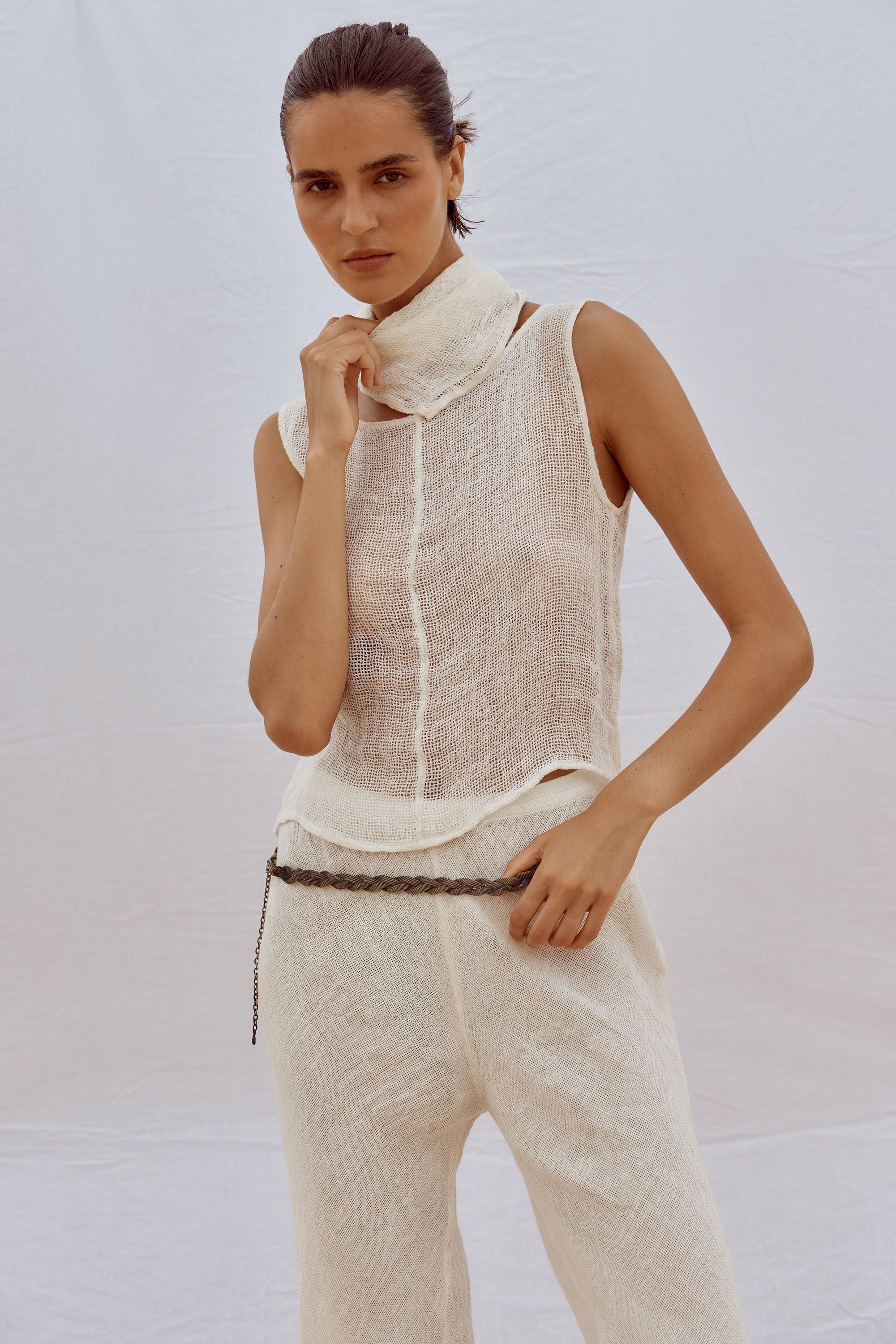 Cora Top - Rete Panna