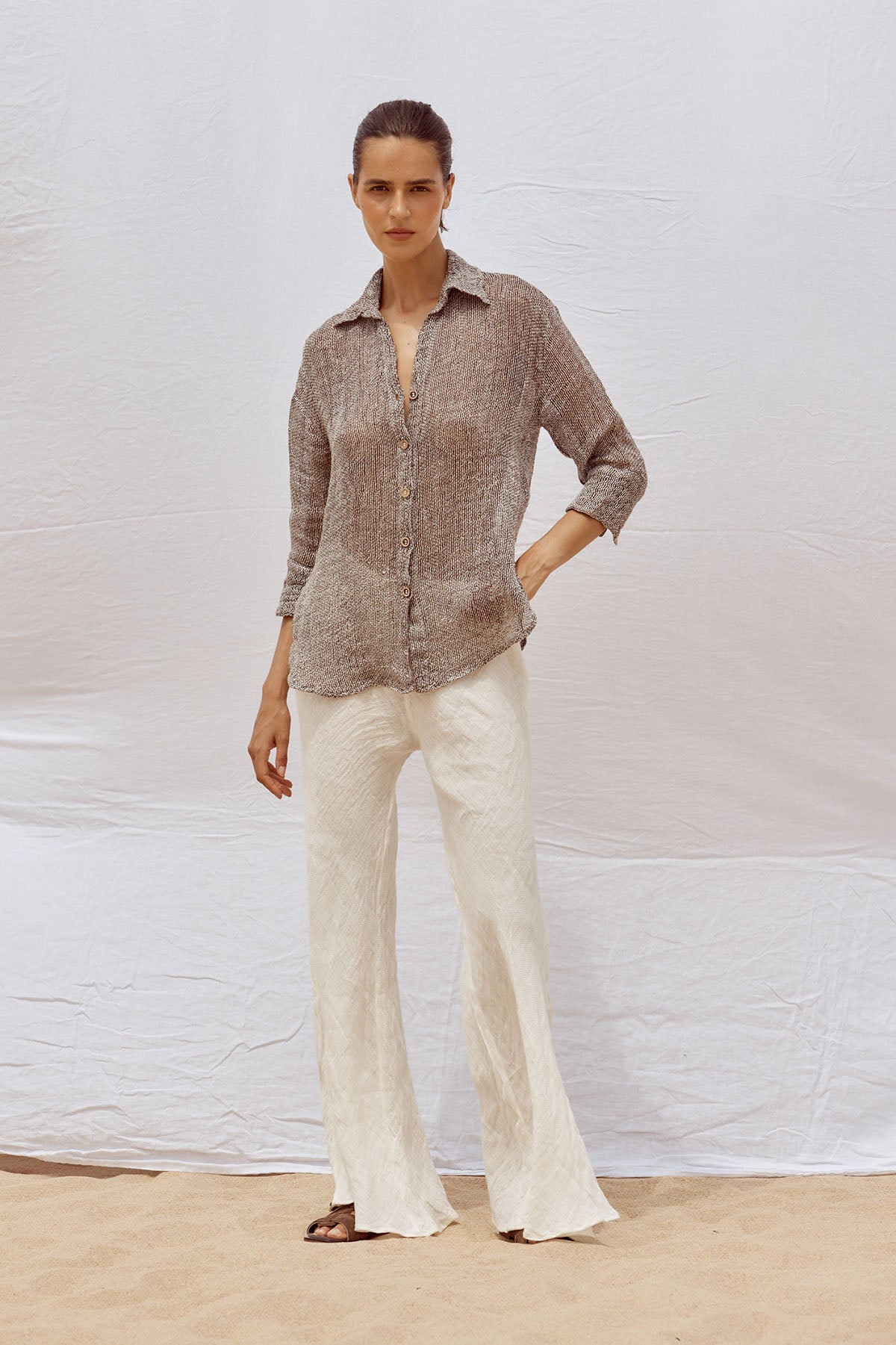 Arch Shirt - Rete Chocolate