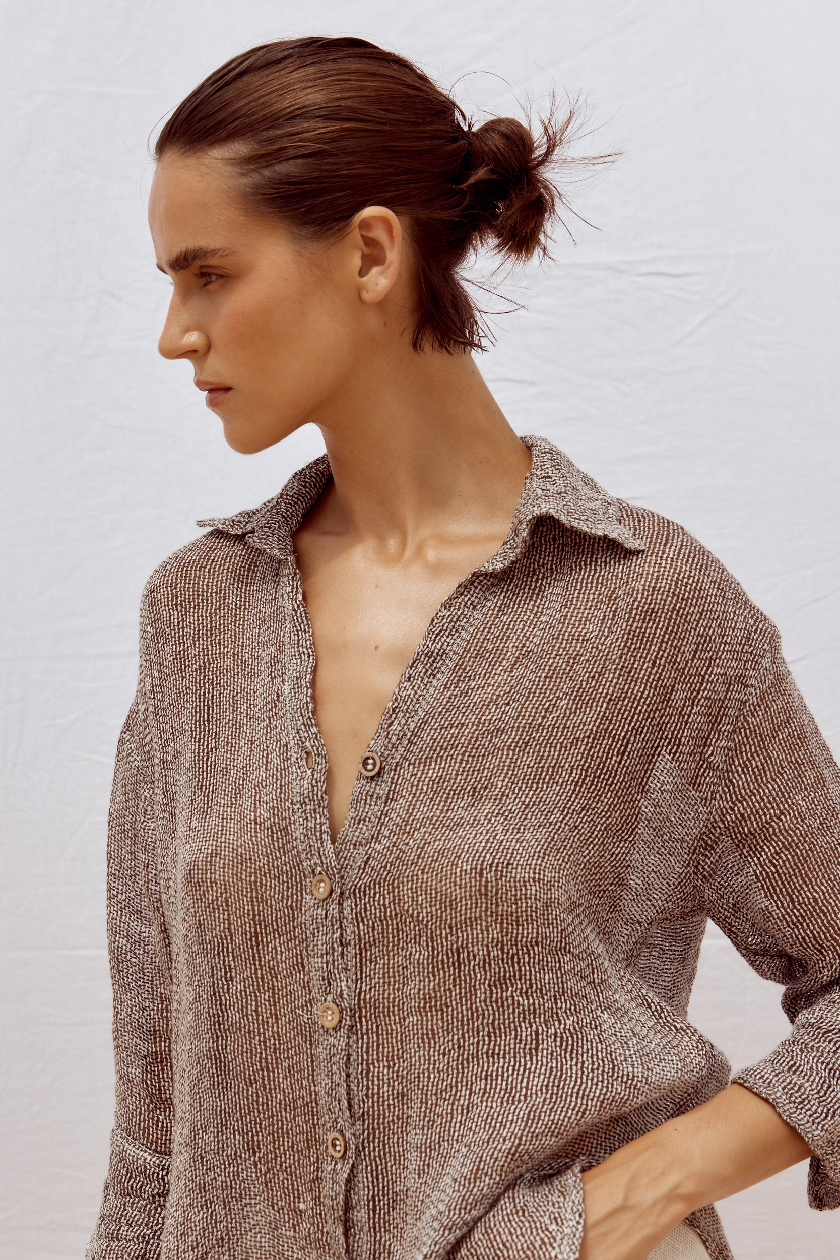 Arch Shirt - Rete Chocolate