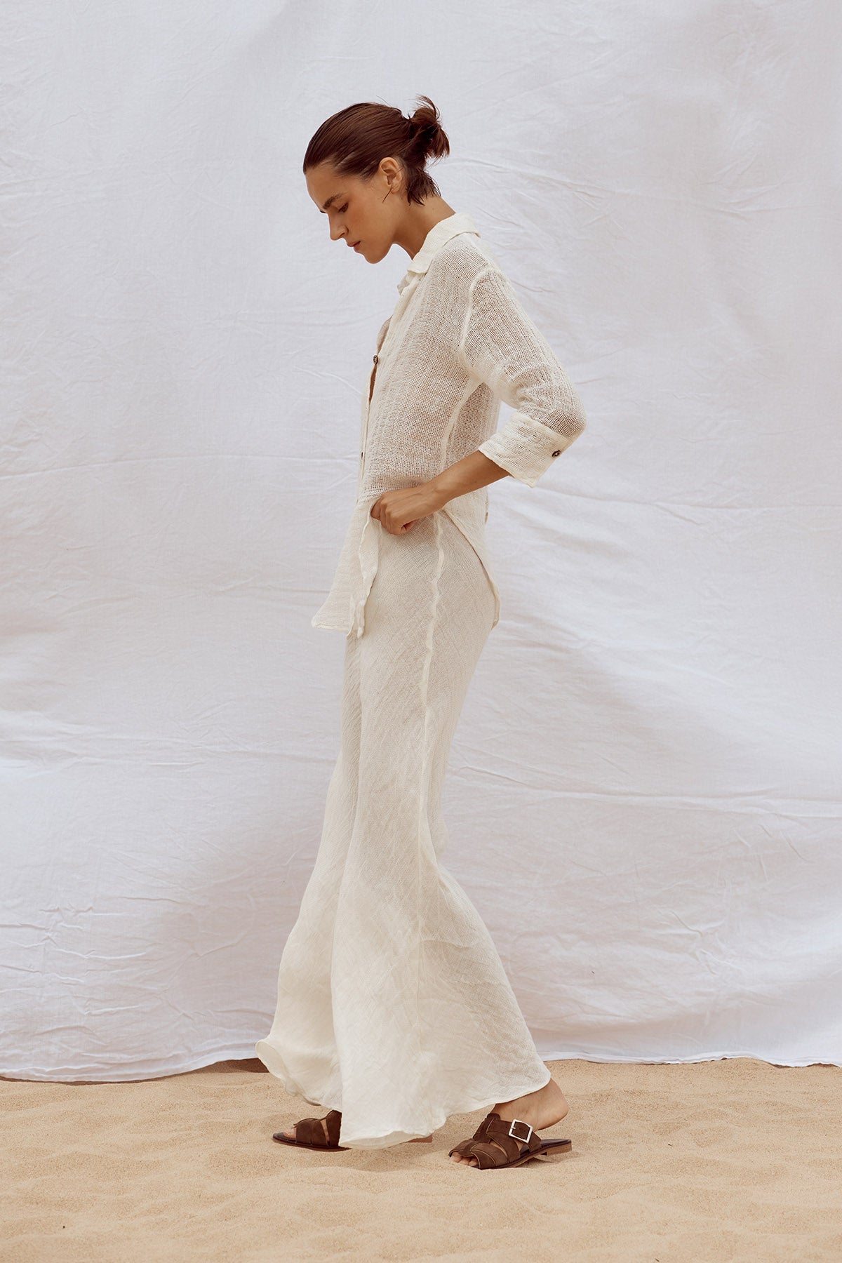 Novo Flare Pant - Brasile Panna