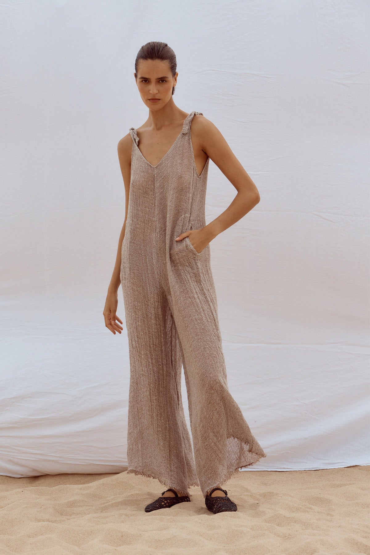 Mare Jumpsuit - Rete Taupe