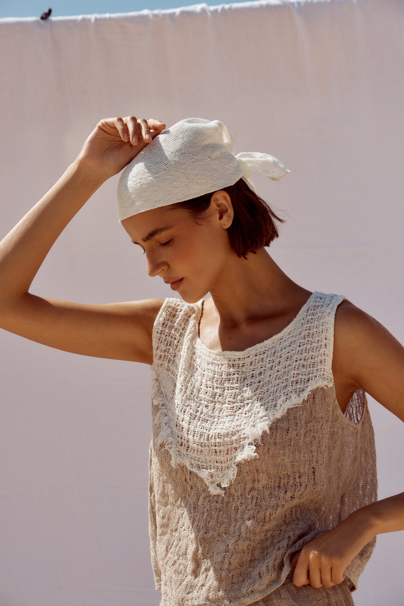 Cora Top II - Stracciatella Natural/Cestino Panna