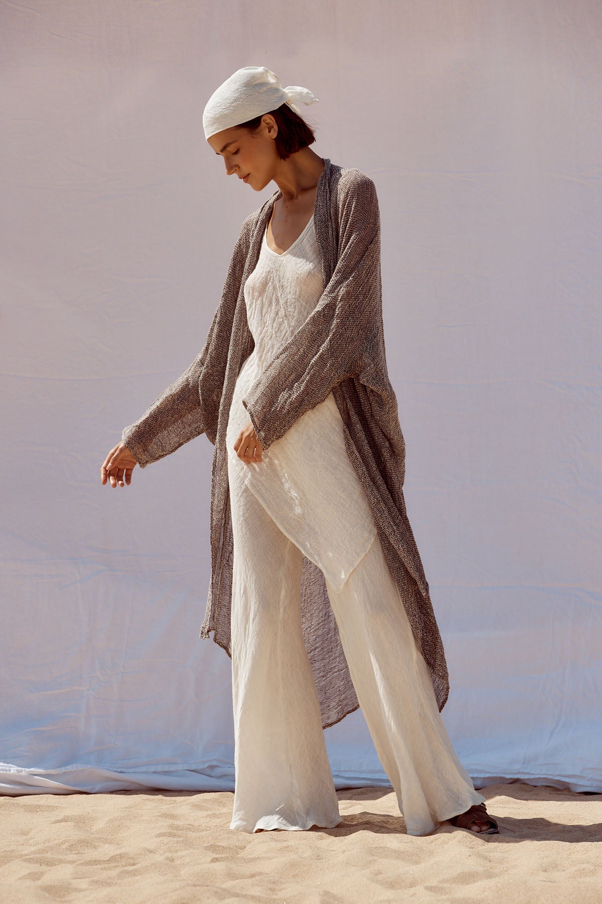 Odissea Coat - Rete Chocolate