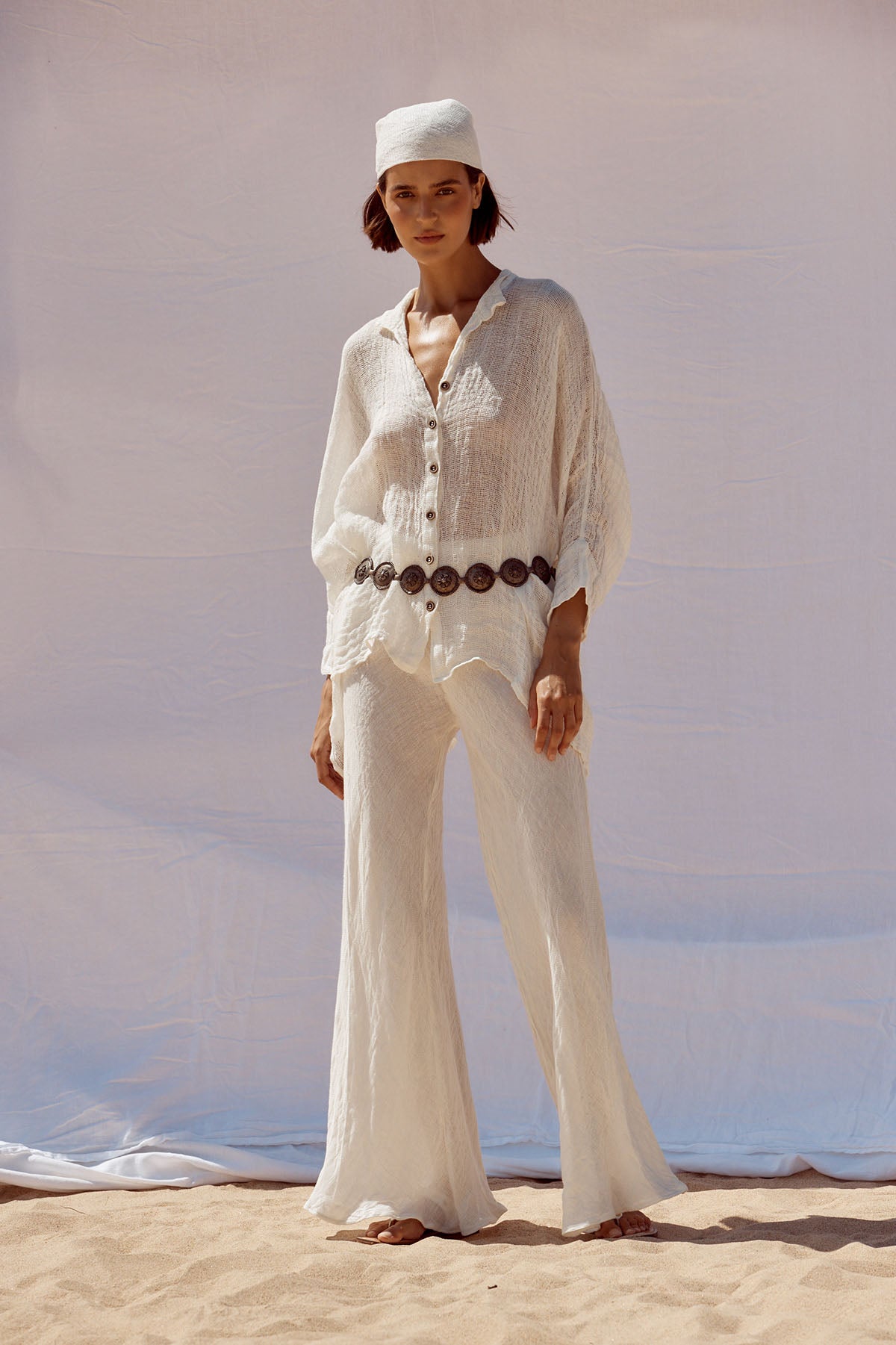 Boa Shirt - Rete Panna