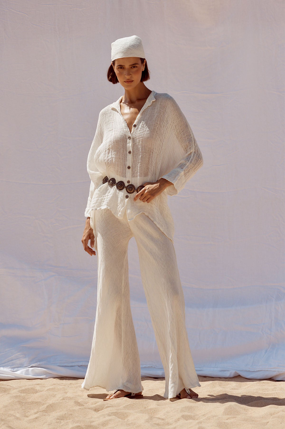 Boa Shirt - Rete Panna