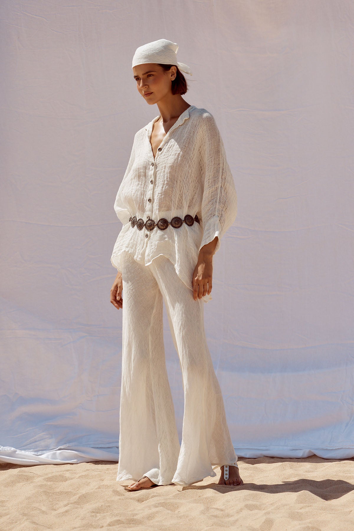 Boa Shirt - Rete Panna