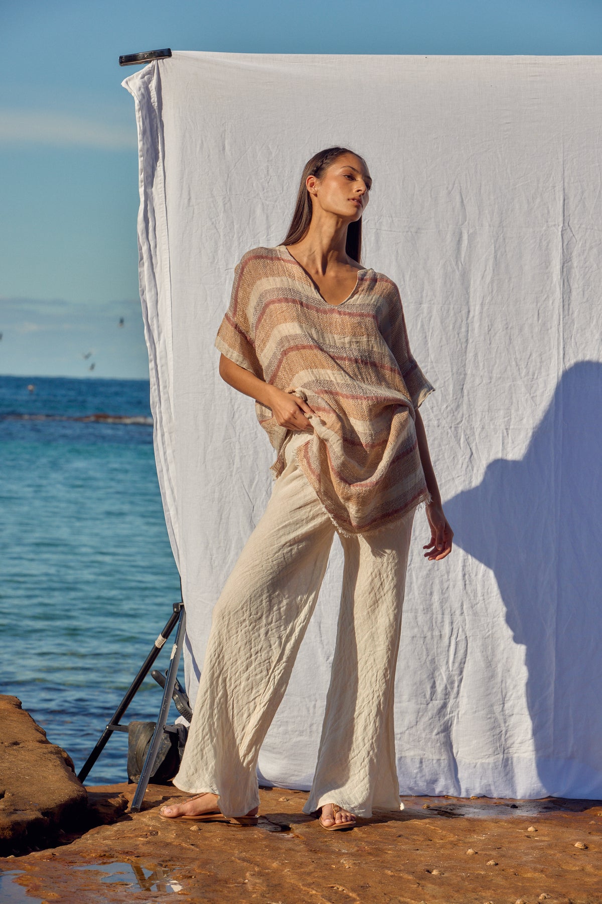 Novo Flare Pant - Brasile Panna