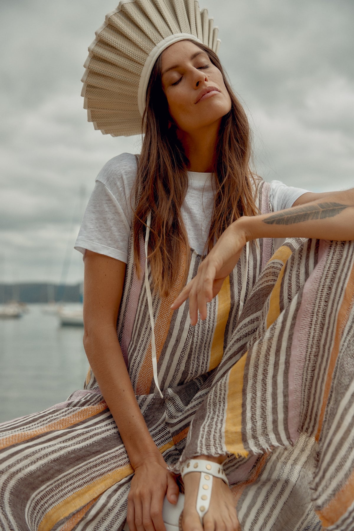 Yacht Capri Hat - White