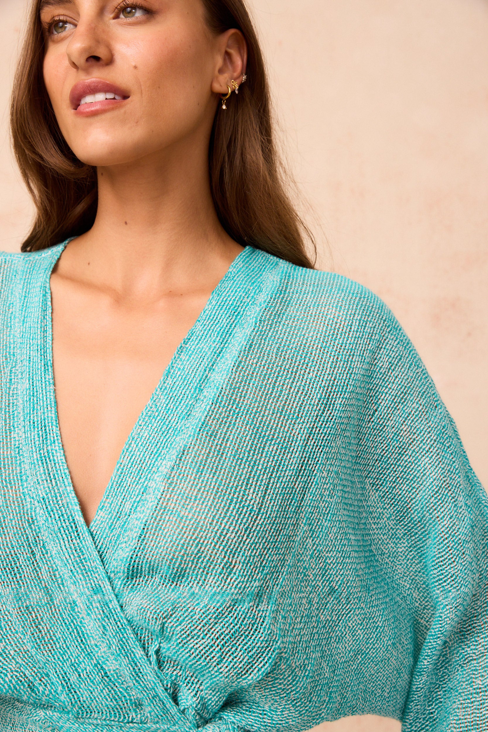 Ainu Dress - Rete Turqouise