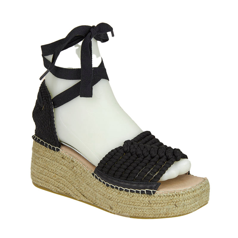 Anisa Mid Wedge - Black - Sample Size 37