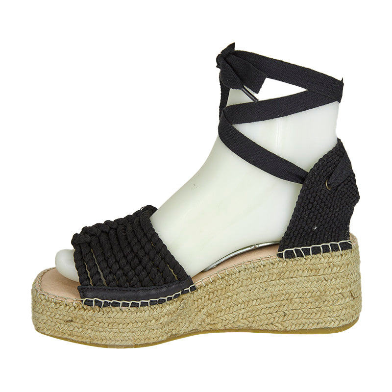 Anisa Mid Wedge - Black - Sample Size 37