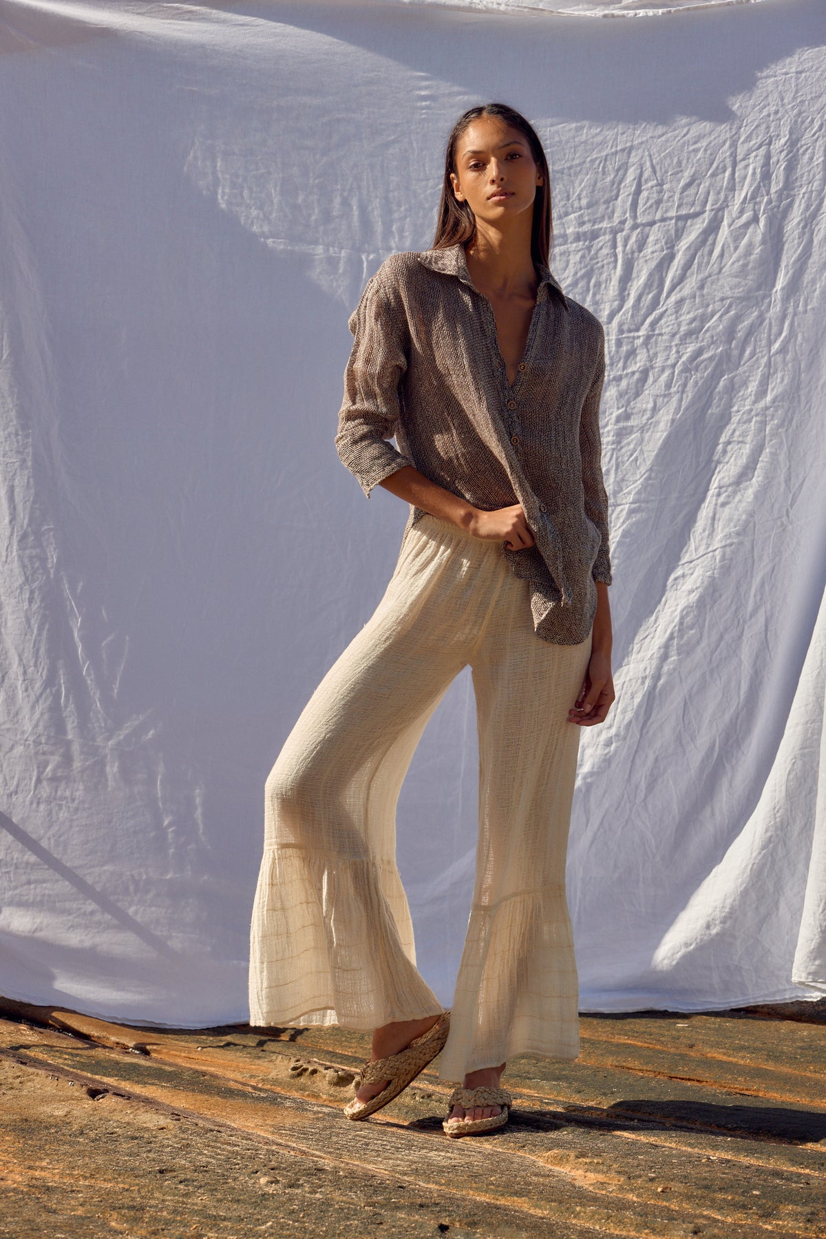 Arch Shirt - Rete Chocolate