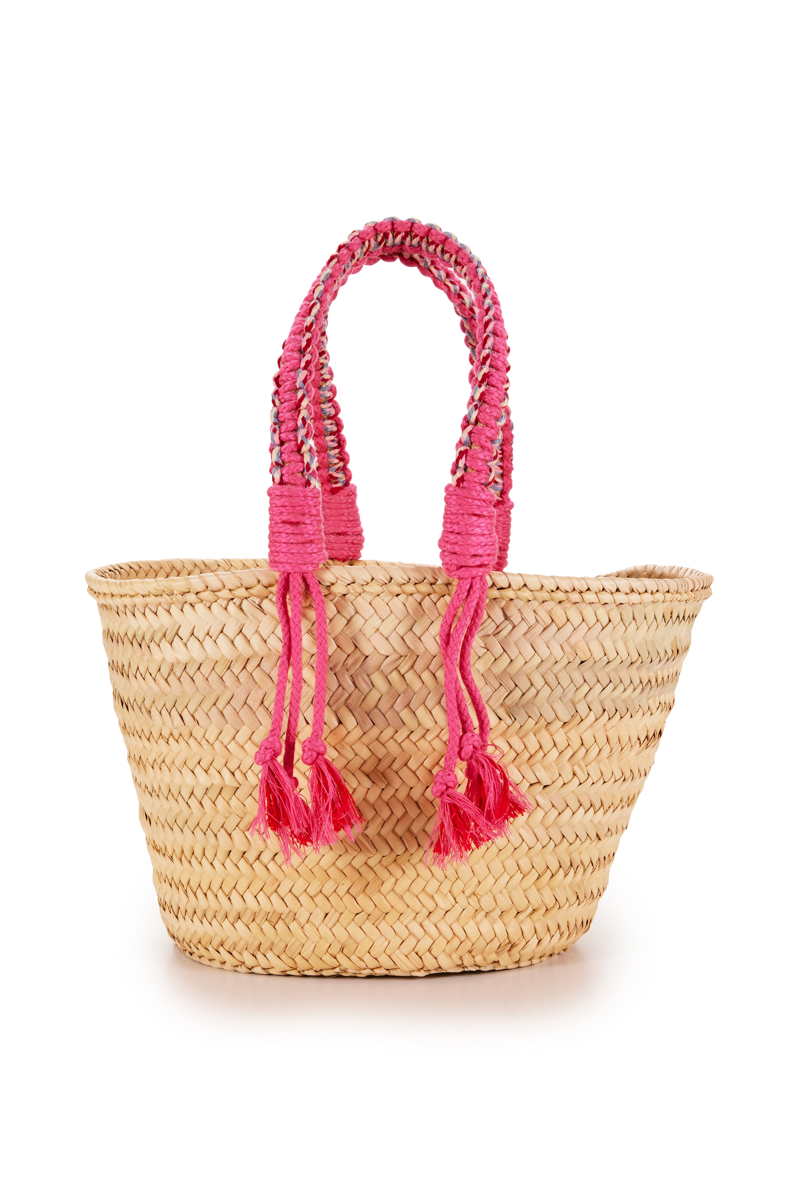 Mini Las Caracoles Bag - Natural/Pink