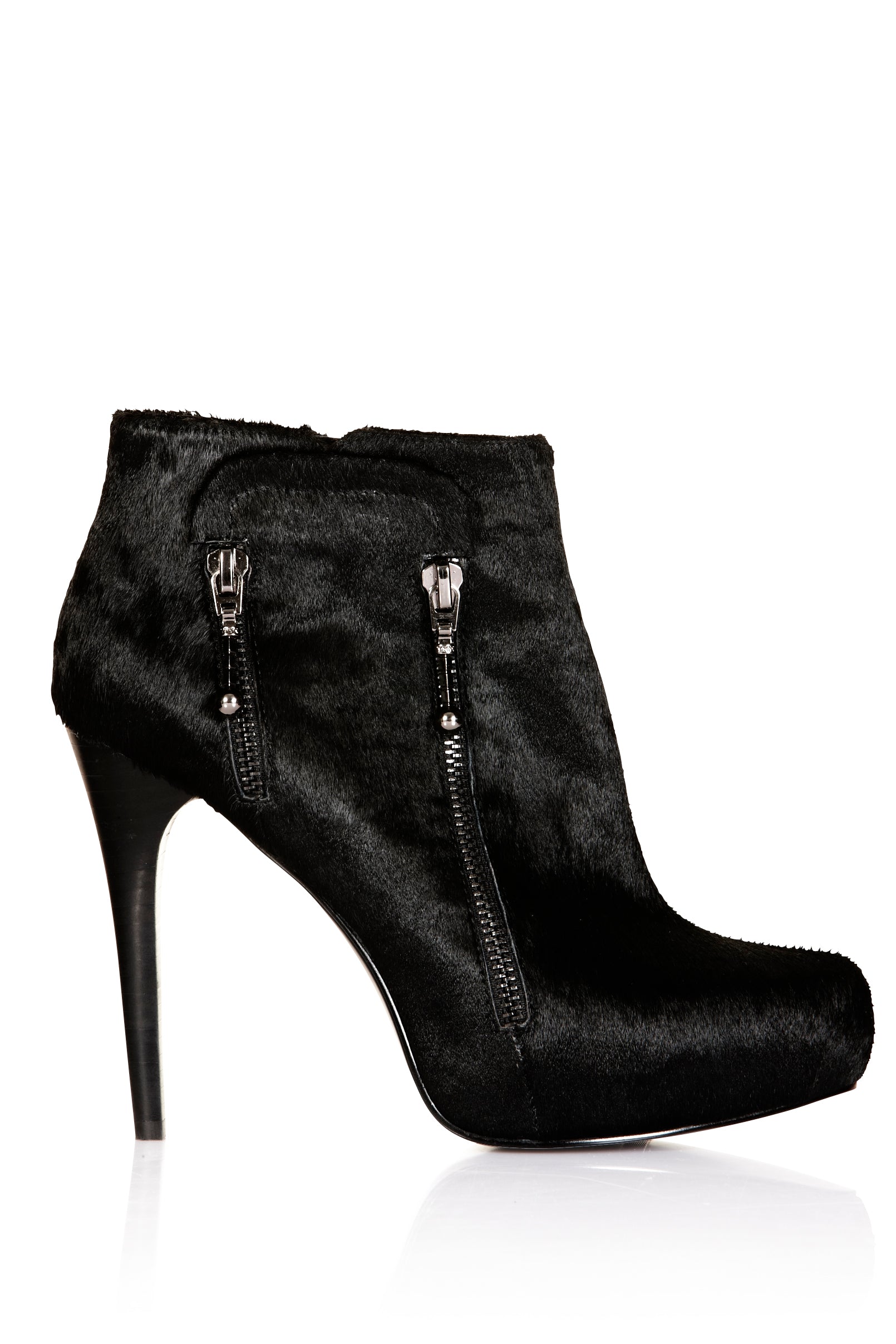 Zip Boot - Black Pony