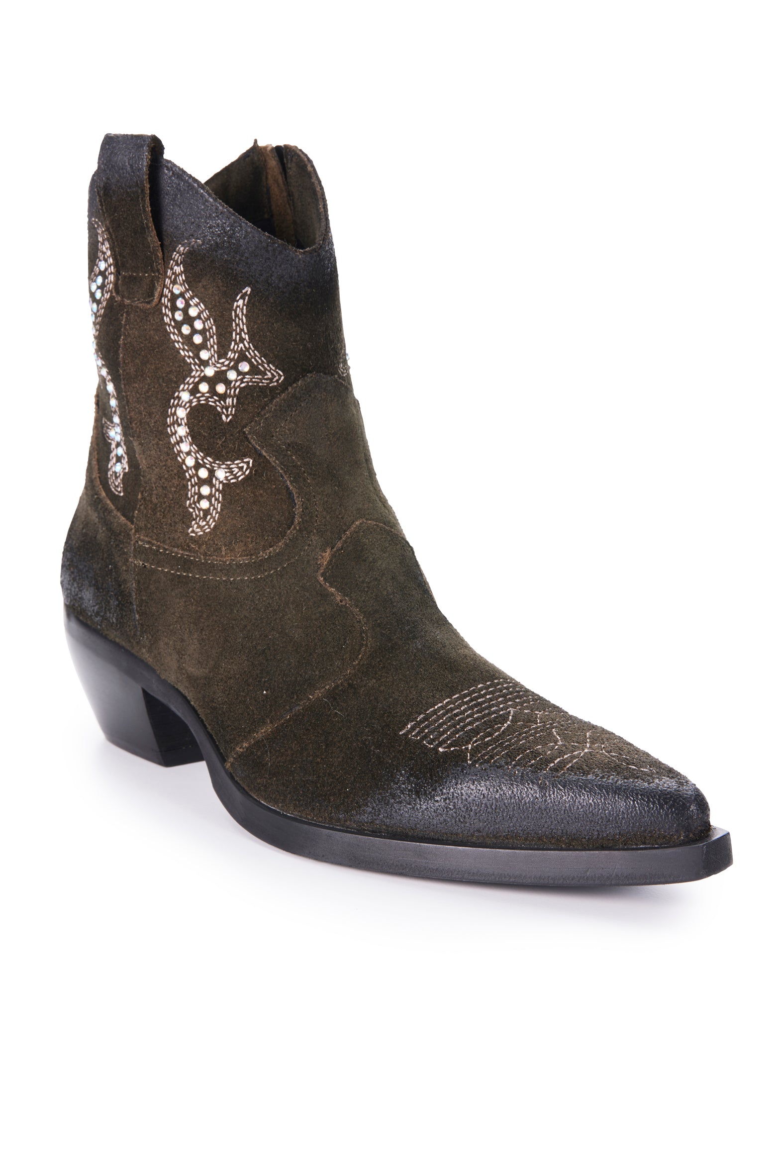 Motif Heritage Suede Boot - Olive - LAST PAIR - Size 39