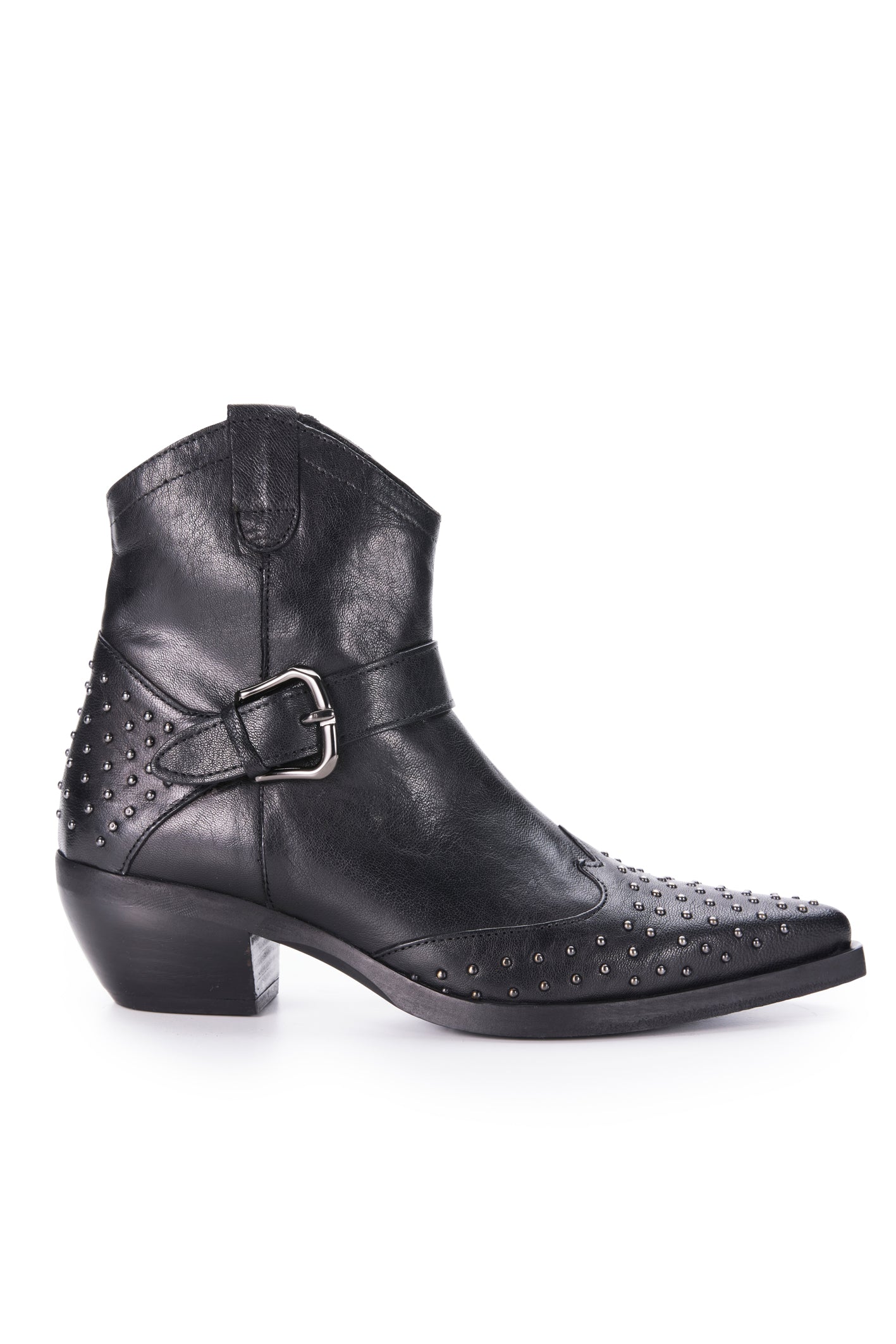 Alamo Studded Boot - Black