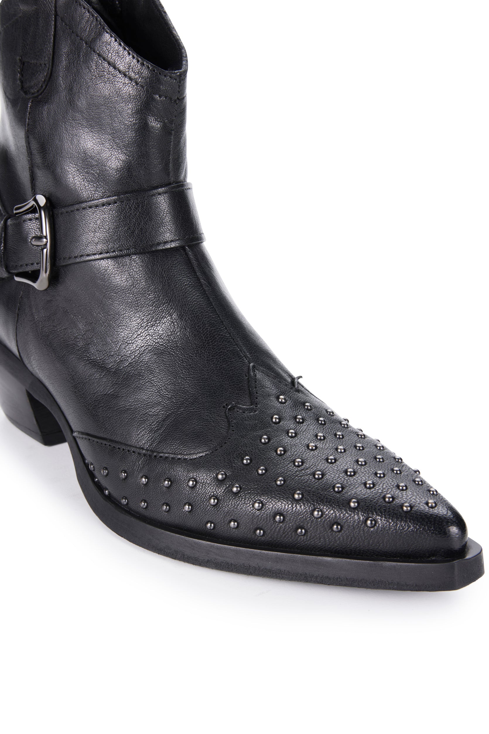 Alamo Studded Boot - Black
