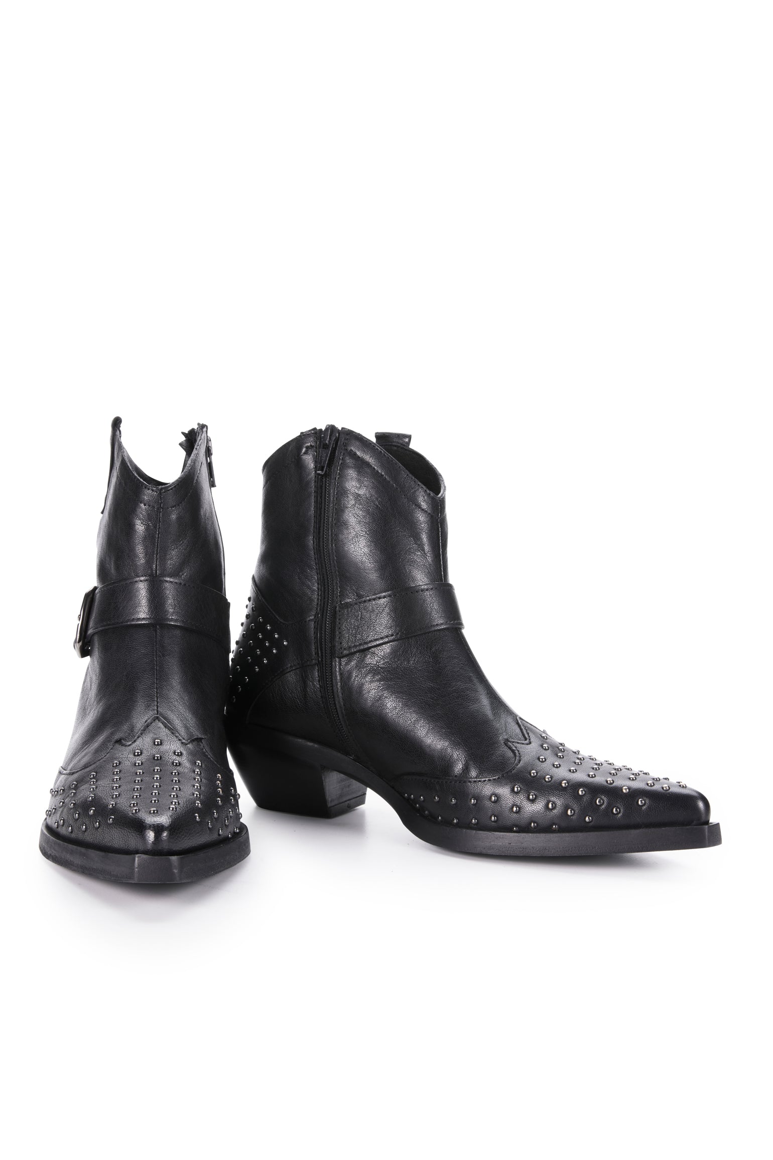 Alamo Studded Boot - Black