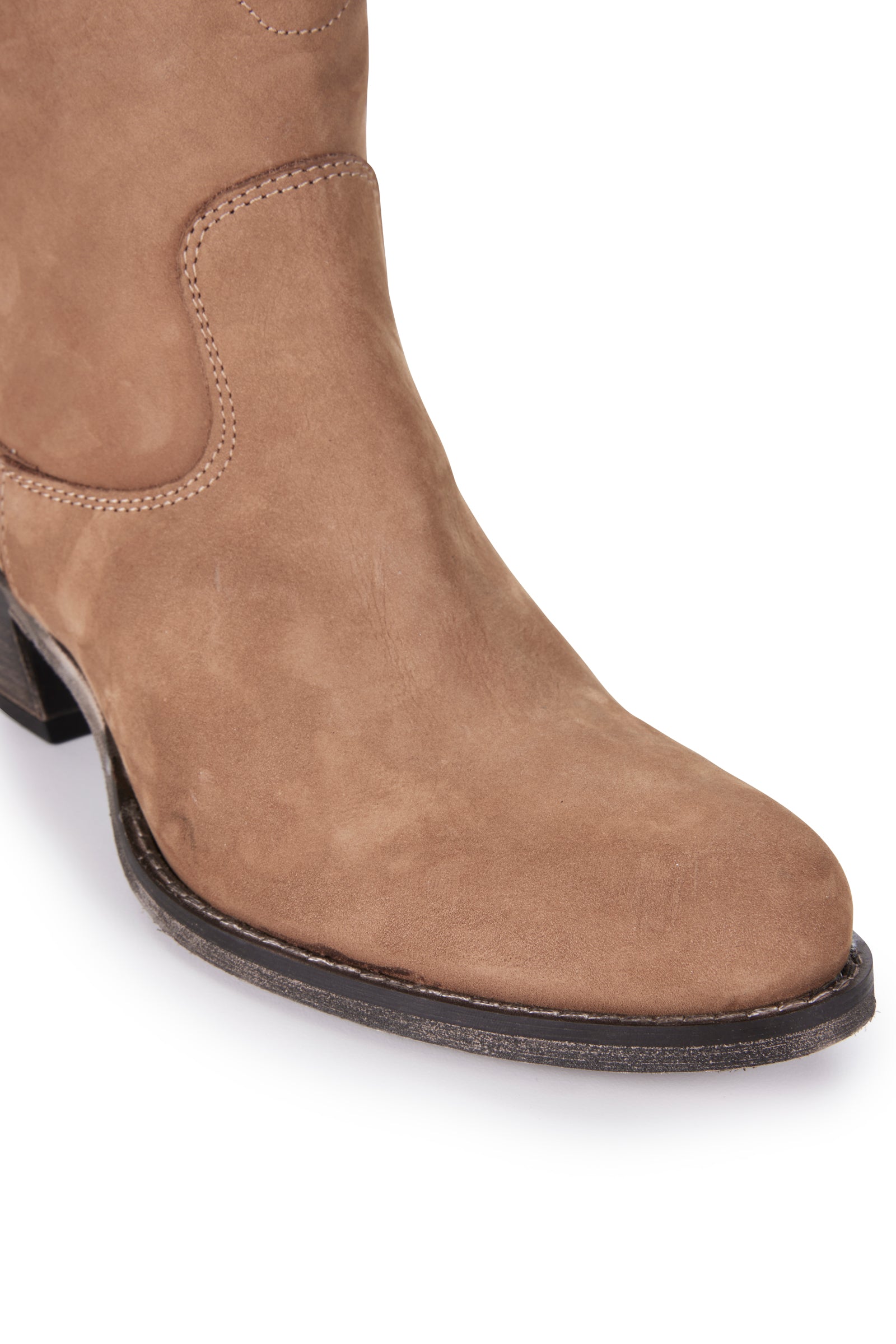 Nubuk Love Zip Boot - Camel