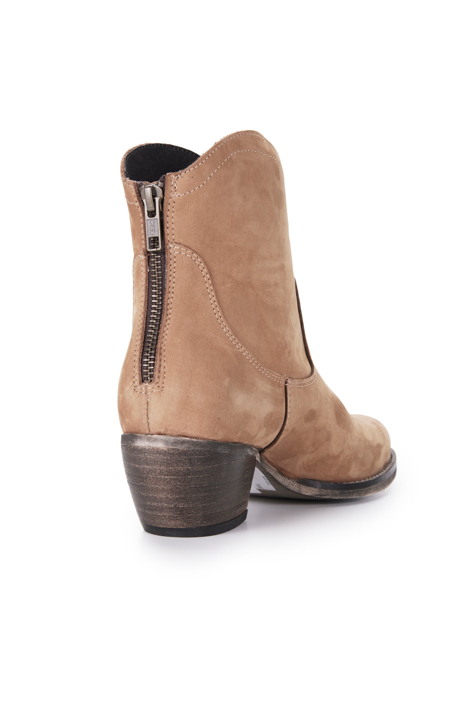 Nubuk Love Zip Boot - Camel