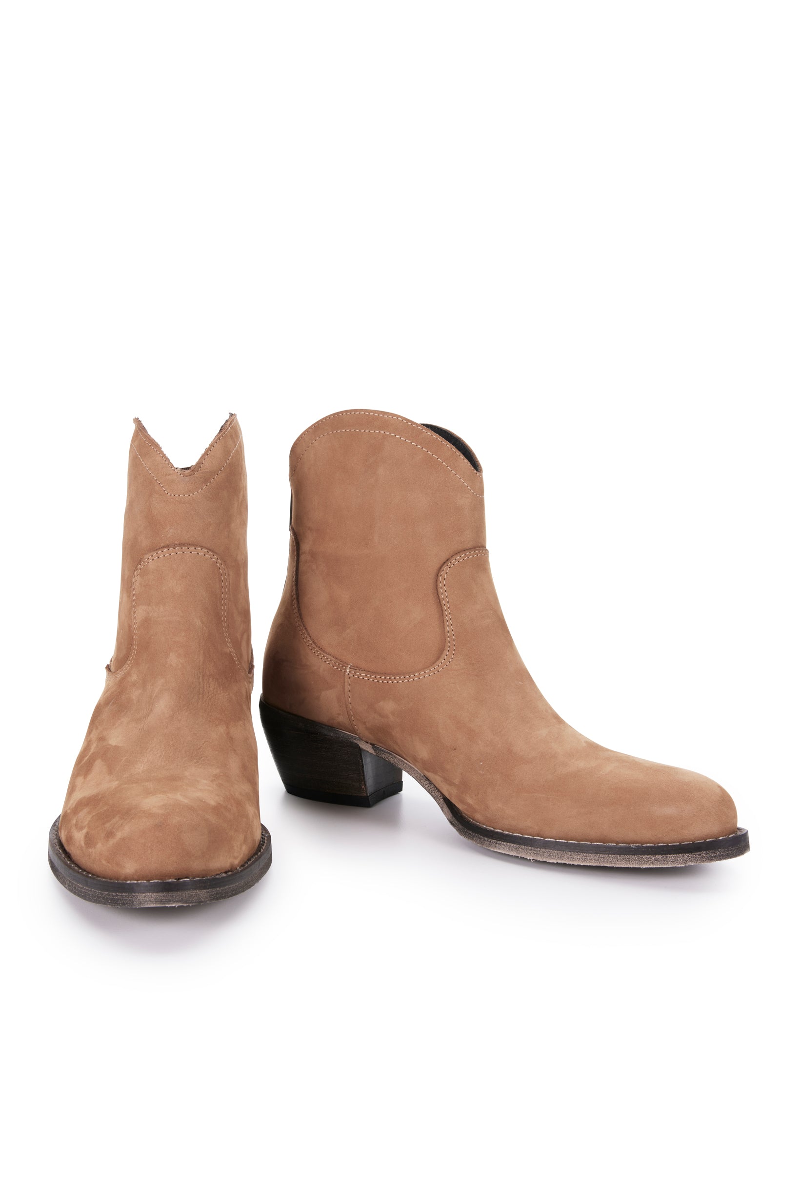 Nubuk Love Zip Boot - Camel