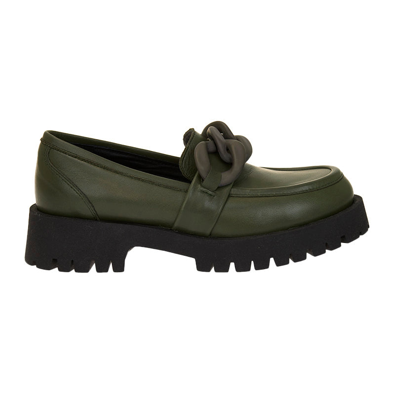 Stride Platform Loafer - Khaki