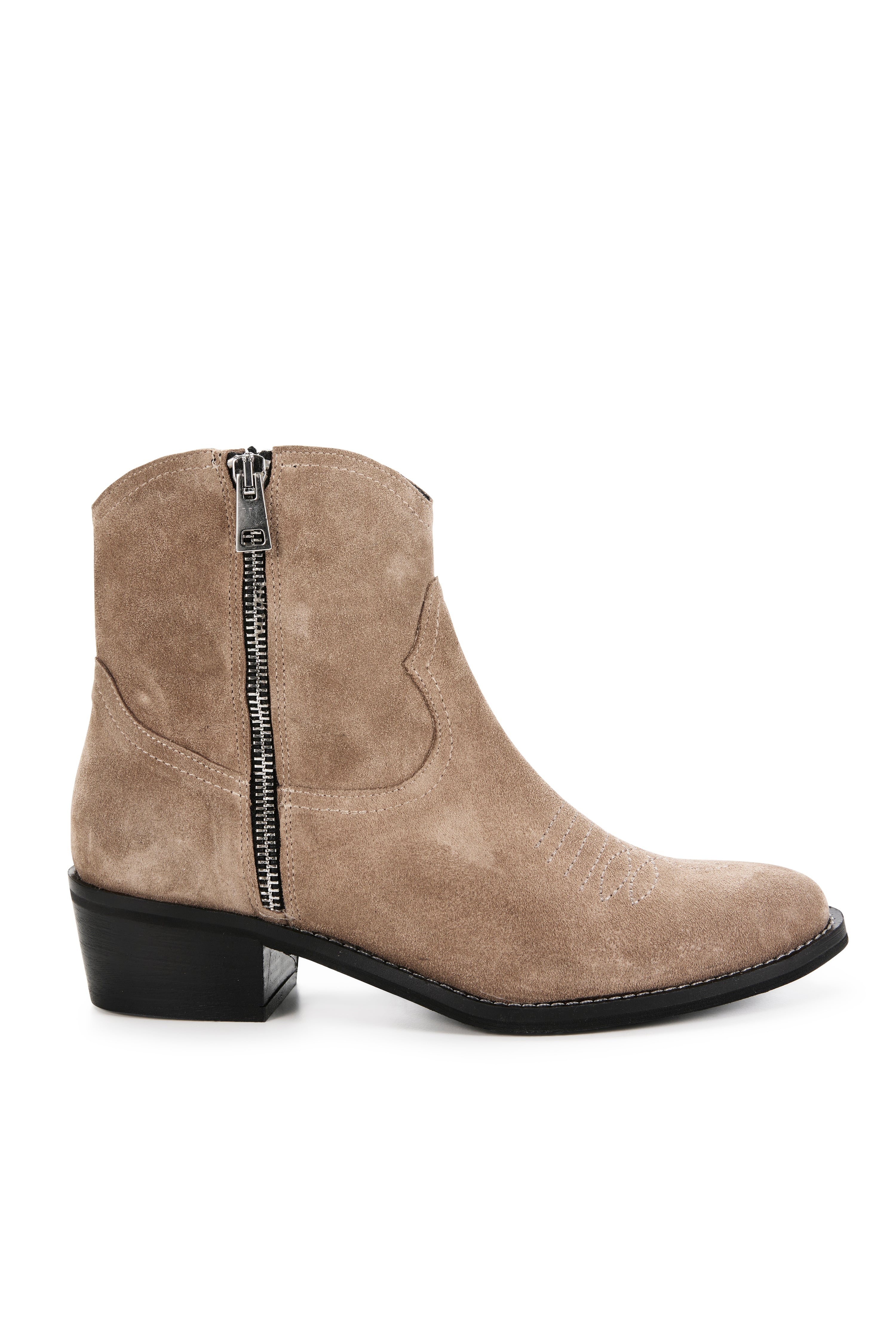 Morgan Boot Suede - Biscuit Suede